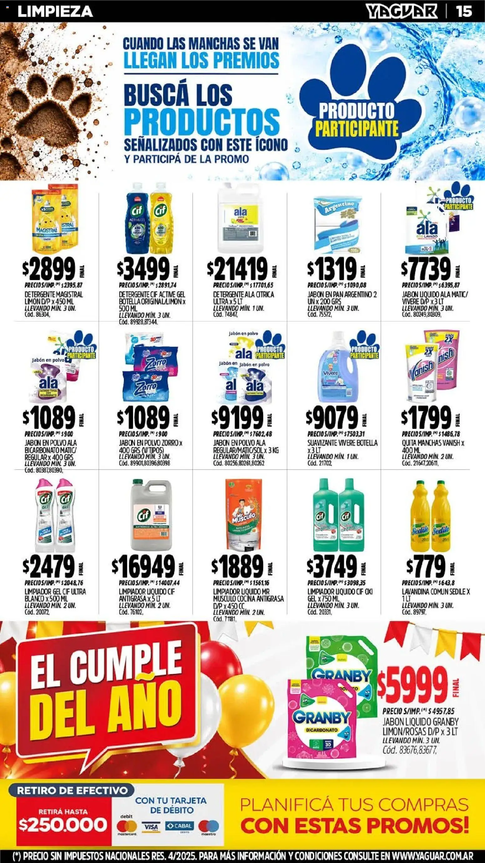 Yaguar - Oferta Semanal Chaco │ válido desde el 26/10/2026 | Página: 16