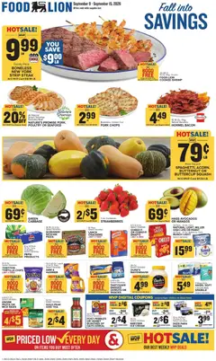 Preview of Food Lion weekly ads valid from 09/09/2026