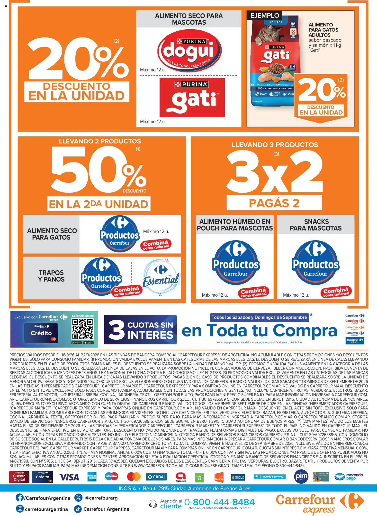 Carrefour Express catálogo │ válido desde el 16/09/2026 | Página: 6 | Productos: Sobre, Bebidas, Pescado, Snacks