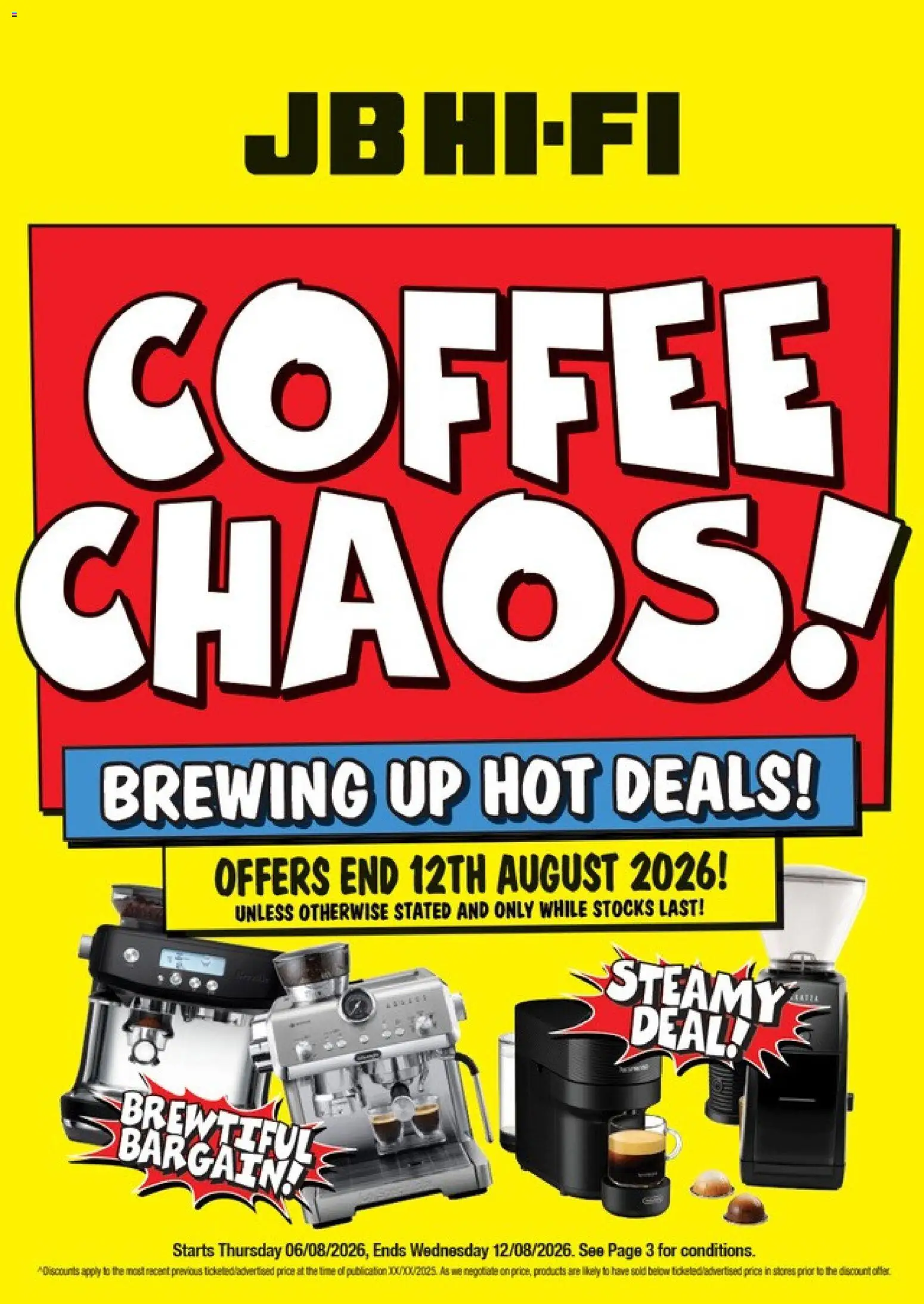 JB Hi-Fi catalogue from 6 Aug 2026 | Page: 1