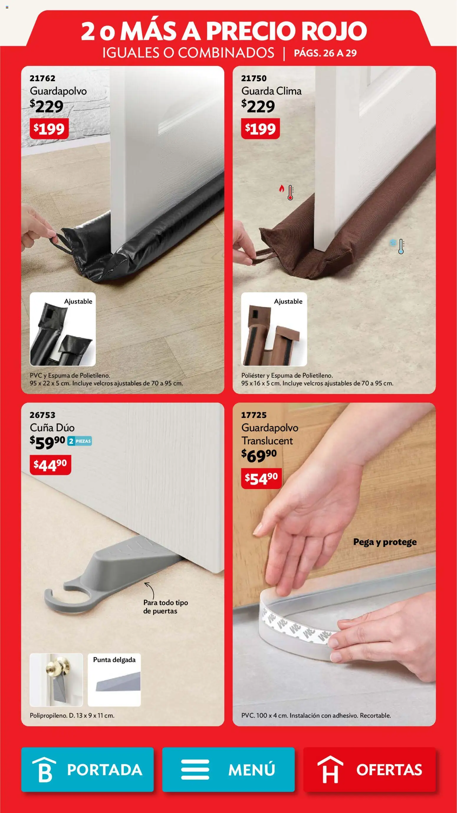 Nuevas ofertas de Betterware válidas en toda la República Mexicana desde el 29/06/2026. ¡Encuentra las mejores ofertas en Betterware campaña 7 2026! | Página: 26 | Productos: Espuma, Cuna