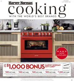 Harvey Norman Cooking preview  - valid from 1 Jul 2026