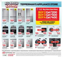 Preview of Tepperman's - Catalogue from shop Tepperman's valid from 22.05.2026 | Page: 4 | Products: Freezer, Dryer, Dishwasher