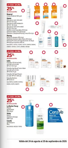 Vista previa de Avene Cleanance Comedomed Peeling crema 40 ml y/o, Cleanance Comedomed Peeling crema 40 ml y/o, nuevo folleto de la tienda, válido en México a partir del 24/08/2026 | Página: 31