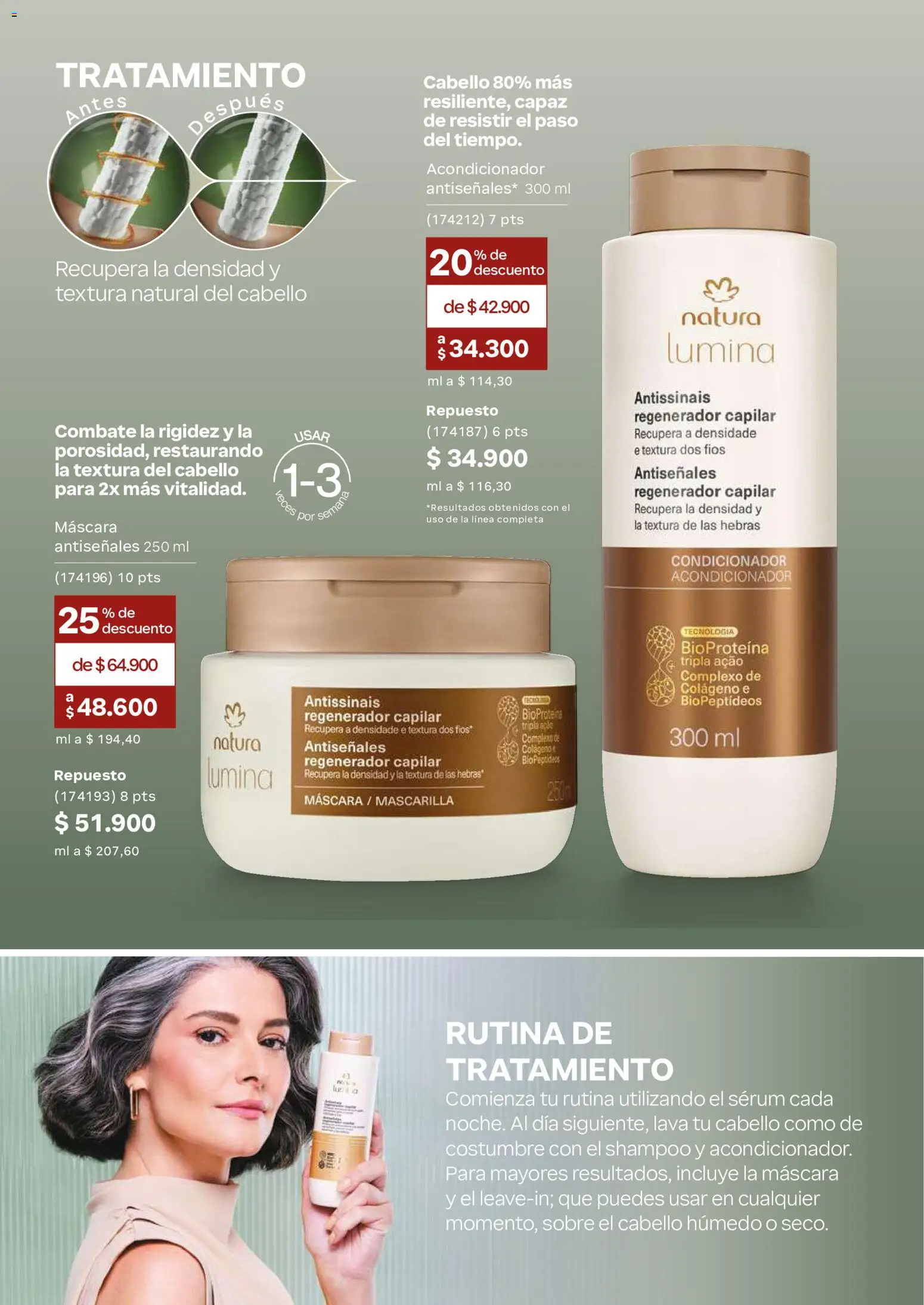 Natura revista - valida desde el 13/08/2026 | Página: 29 | Productos: Serum, Shampoo, Sobre, Máscara
