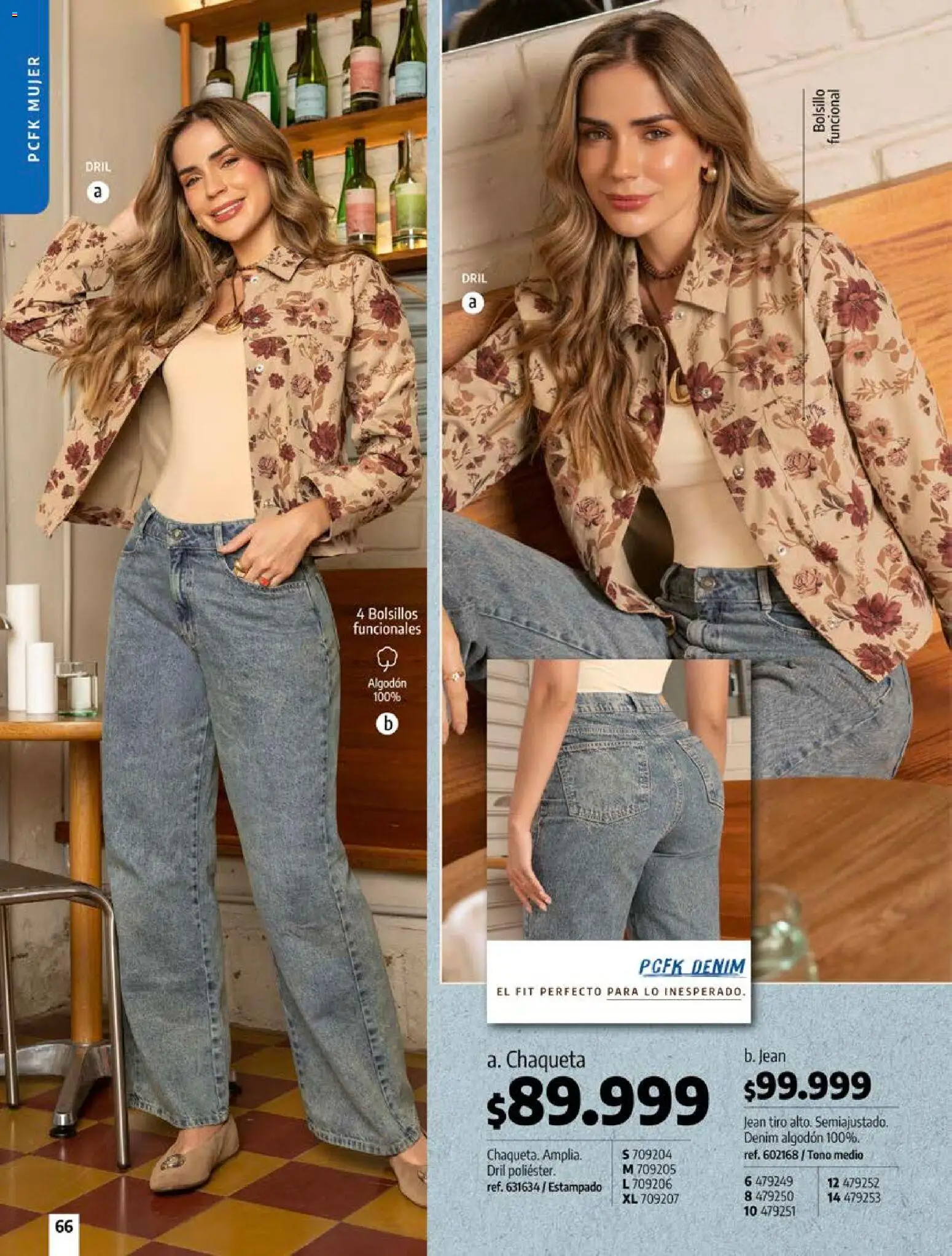 Pacifika revista - valida desde el 12/07/2026 | Página: 66 | Productos: Algodón, Bolsillos, Jean, Chaqueta