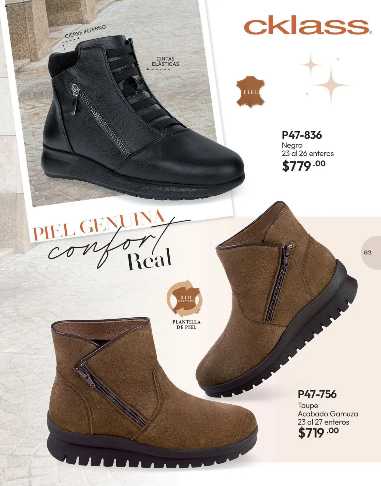 Nuevas ofertas de Cklass válidas en toda la República Mexicana desde el 11/09/2026. ¡Encuentra las mejores ofertas en Cklass catálogo Invierno! | Página: 253 | Productos: Gamuza