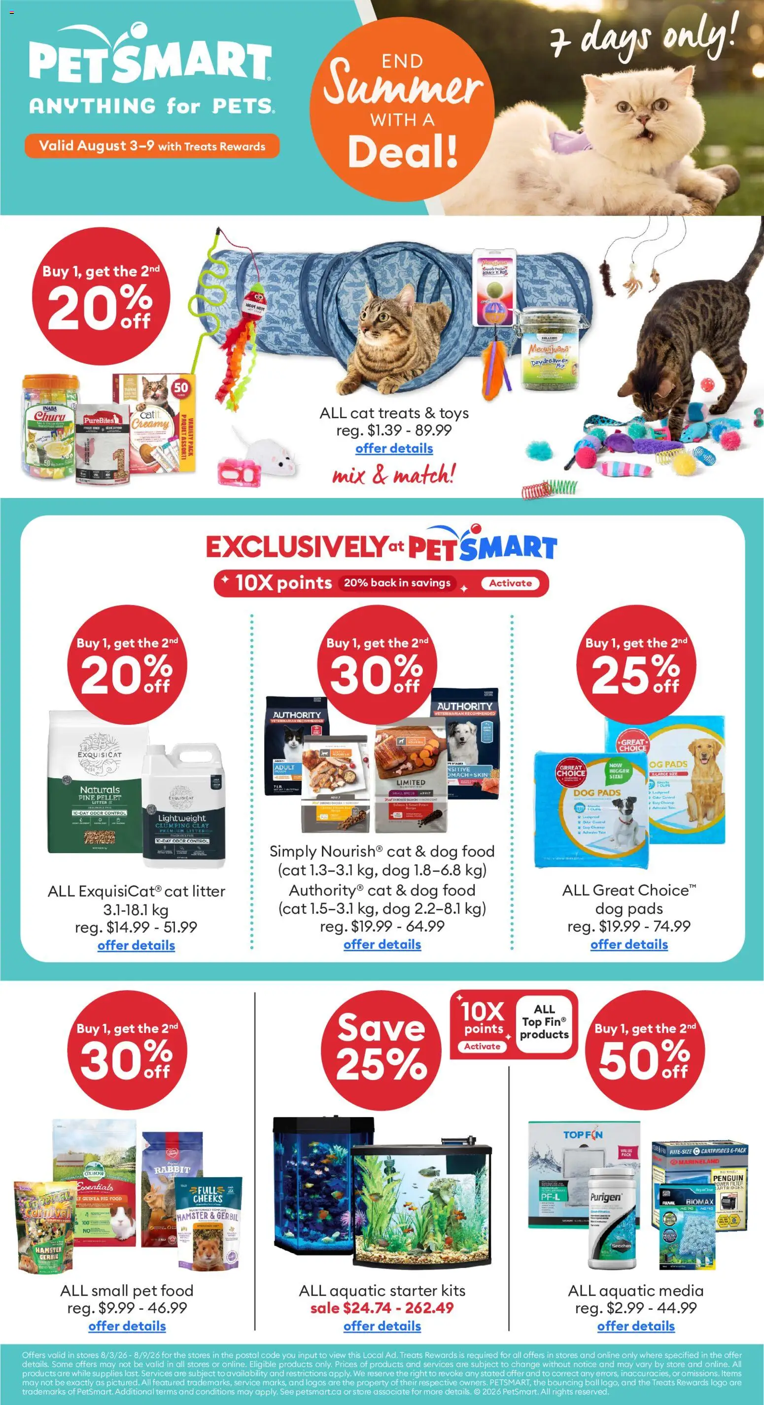 Petsmart flyer valid from Aug 3, 2026 | Page: 1