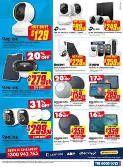 Preview of The Good Guys catalogue Massive kitchen sale - valid from 06.05.2026 | Page: 6 | Products: Battery, Tv, Camera, Speaker