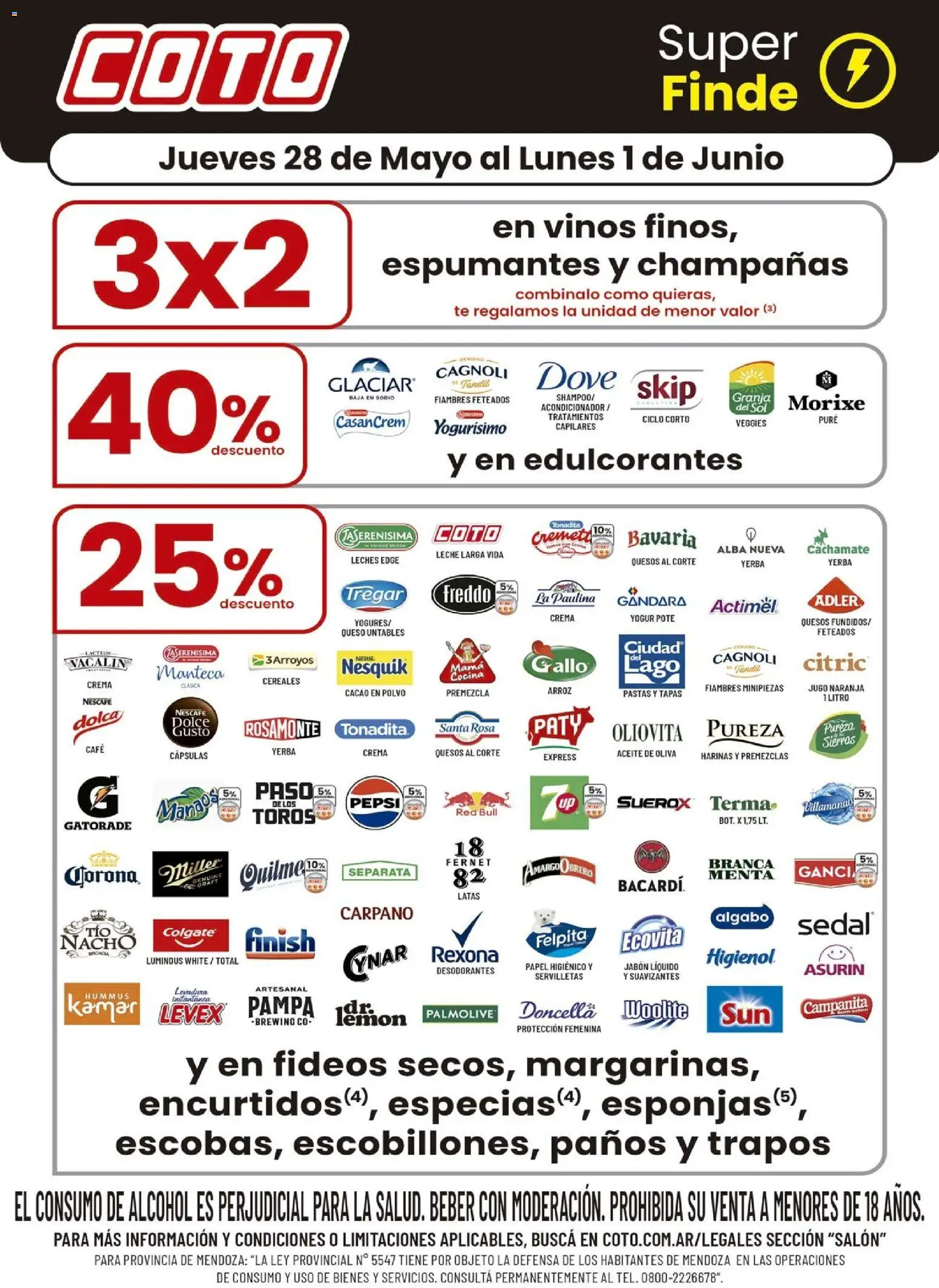 Coto - Salon Marcas B │ válido desde el 28.05.2026 | Página: 1 | Productos: Aceite, Oliva, Fideos, Cereales