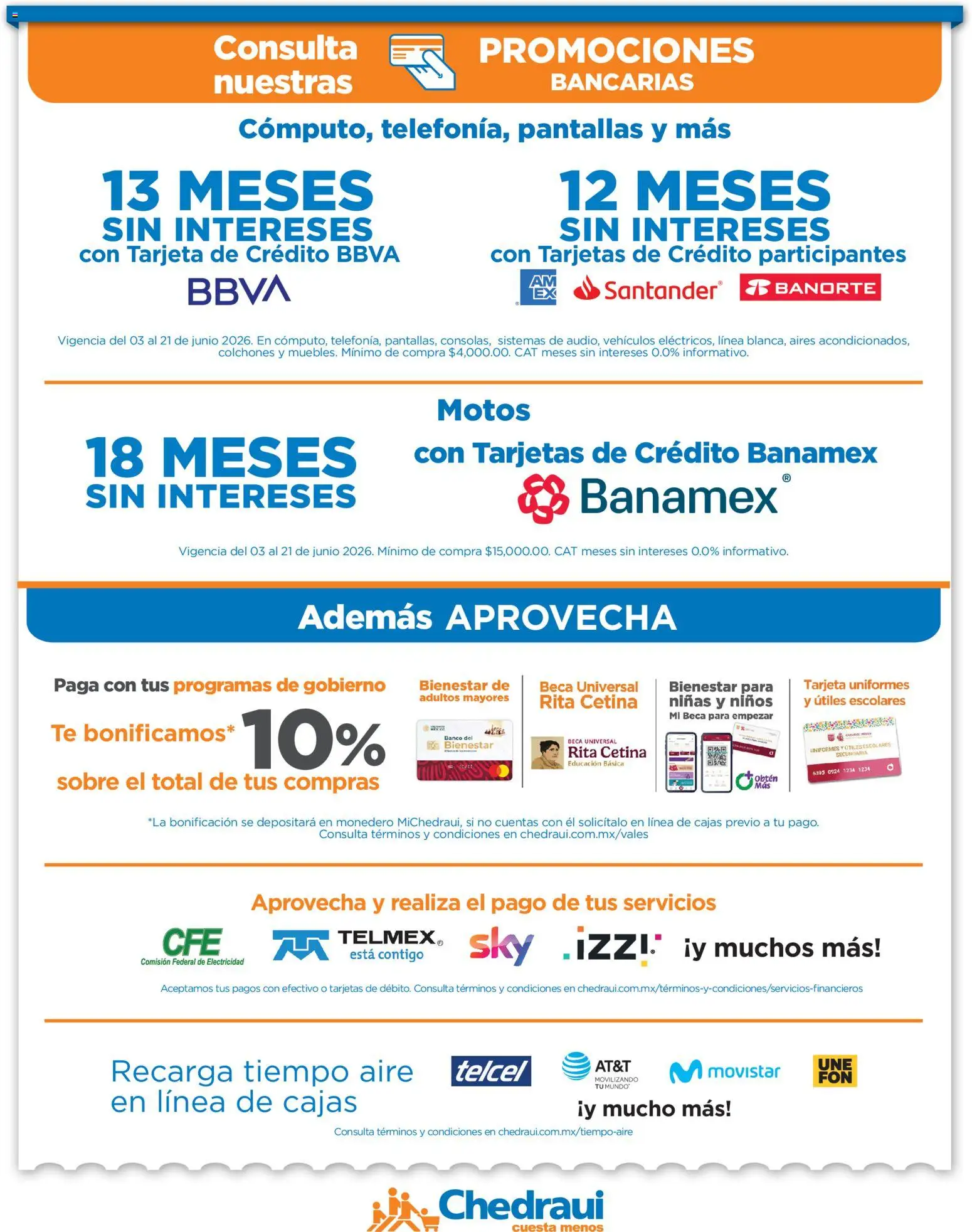 Nuevas ofertas de Chedraui válidas en toda la República Mexicana desde el 03.06.2026. ¡Encuentra las mejores ofertas en Chedraui folleto Todo para el mejor papá! | Página: 13 | Productos: Monedero, Banco, Té, Sobre