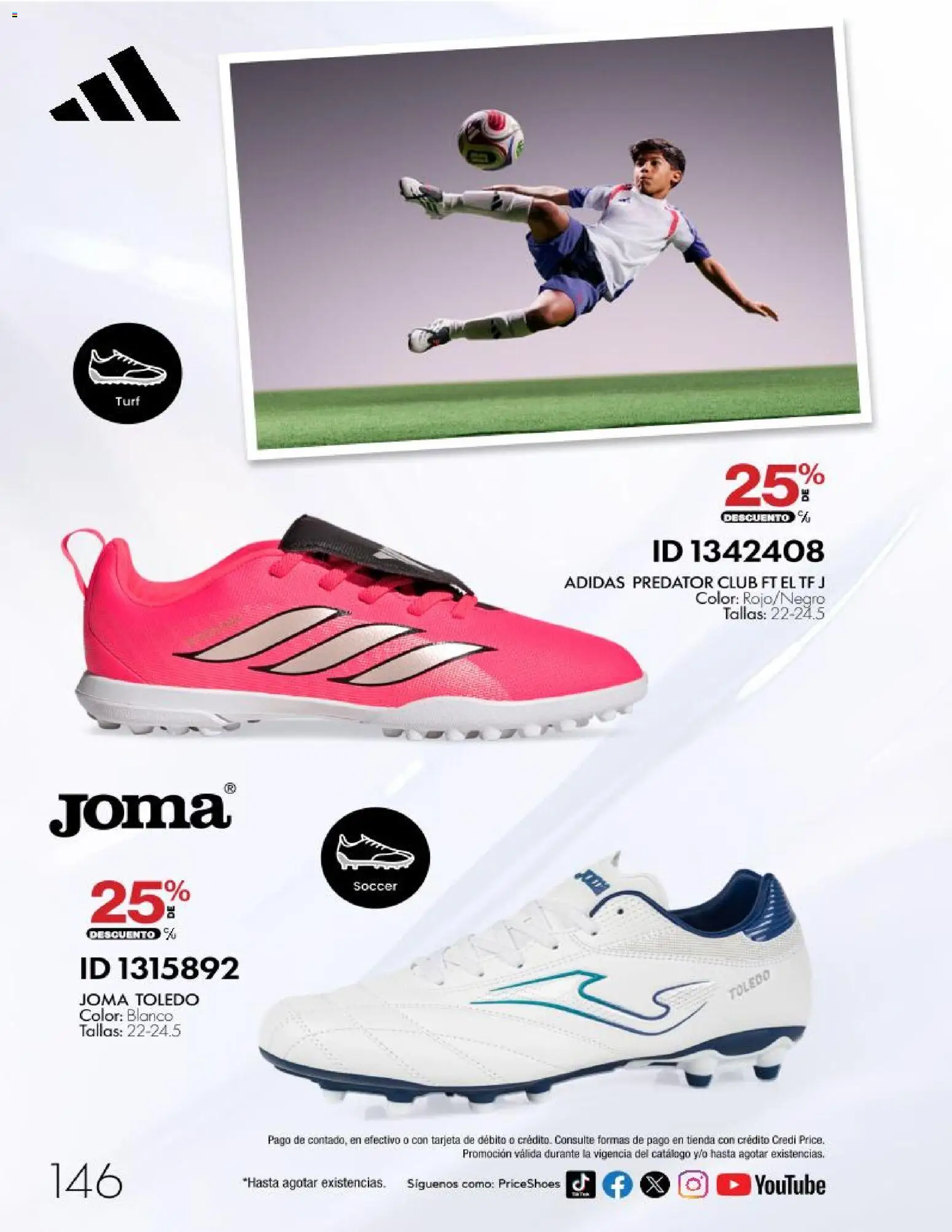 Nuevas ofertas de Price Shoes válidas en toda la República Mexicana desde el 28/10/2026. ¡Encuentra las mejores ofertas en Price Shoes catálogo 10 pagos sin intereses! | Página: 146