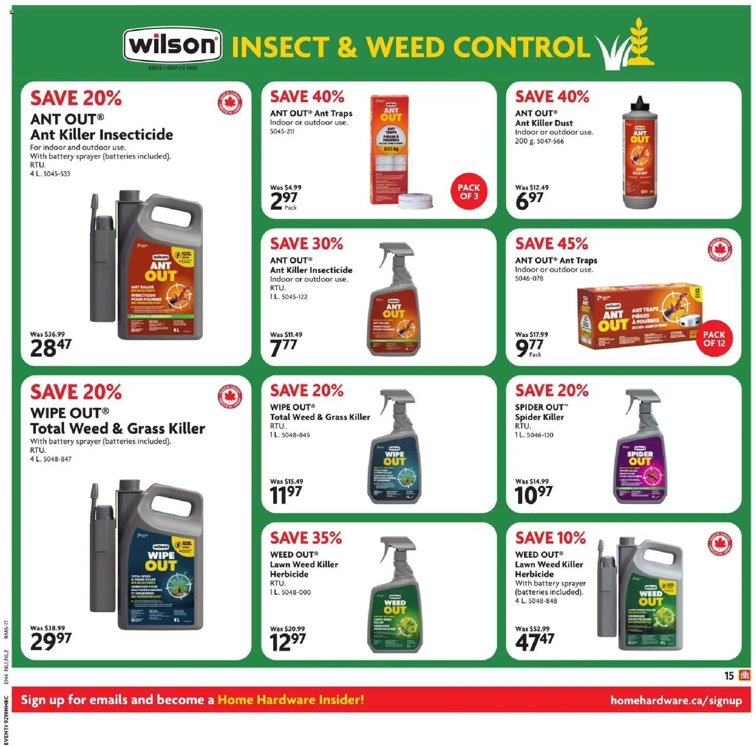 Home Hardware flyer valid from 07.05.2026 | Page: 16 | Products: Battery