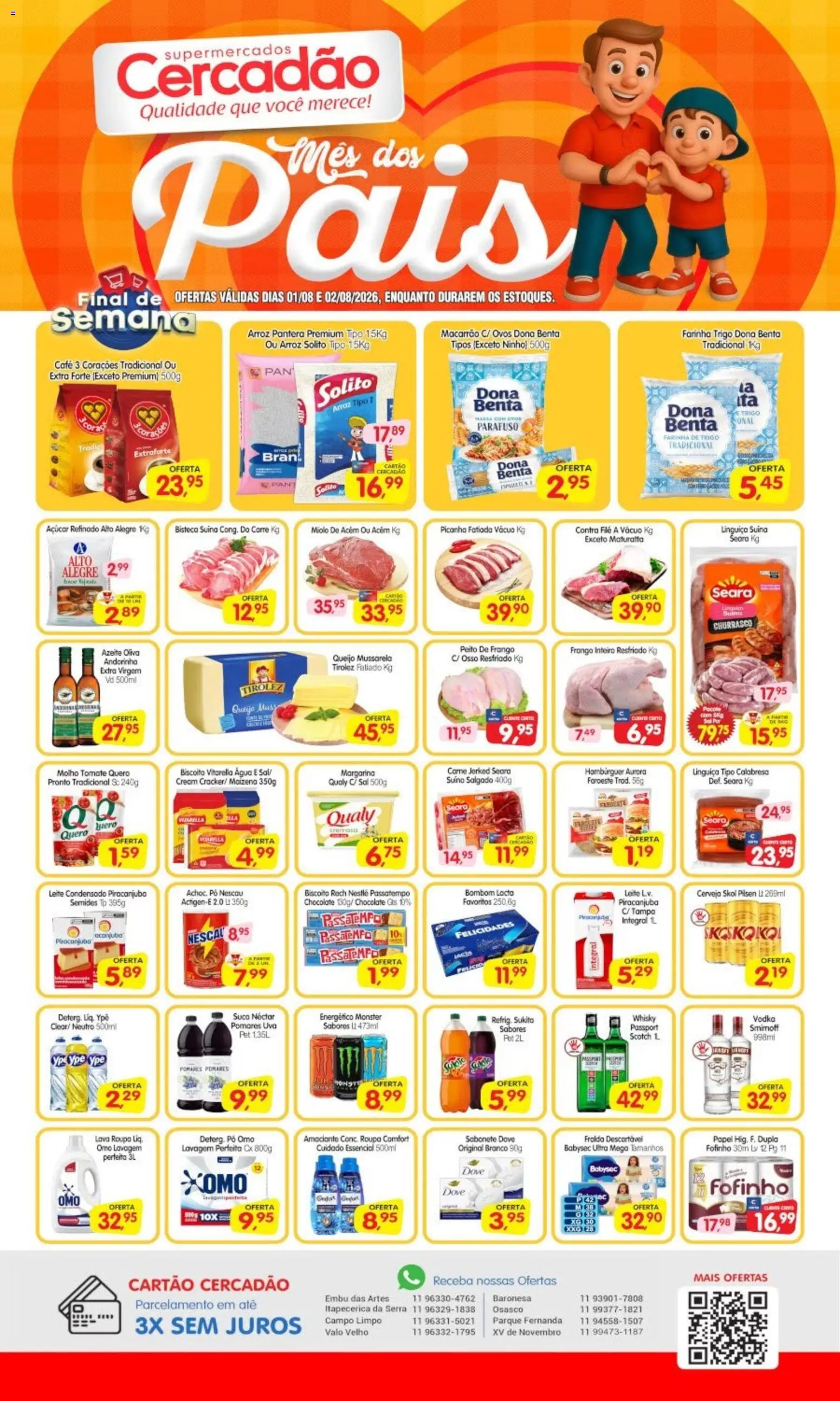 Cercadão Folheto - válido de 31/07/2026 | Página: 1 | Produtos: Energético, Carne, Monster, Azeite