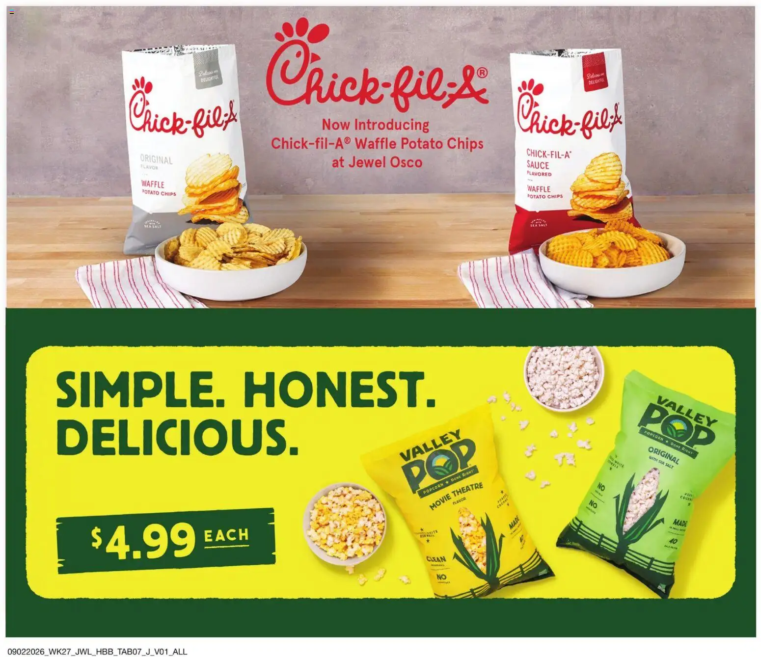 Jewel Osco Specialty Publication - valid from 09/02/2026 | Page: 7 | Products: Popcorn, Potato chips, Chips, Salt