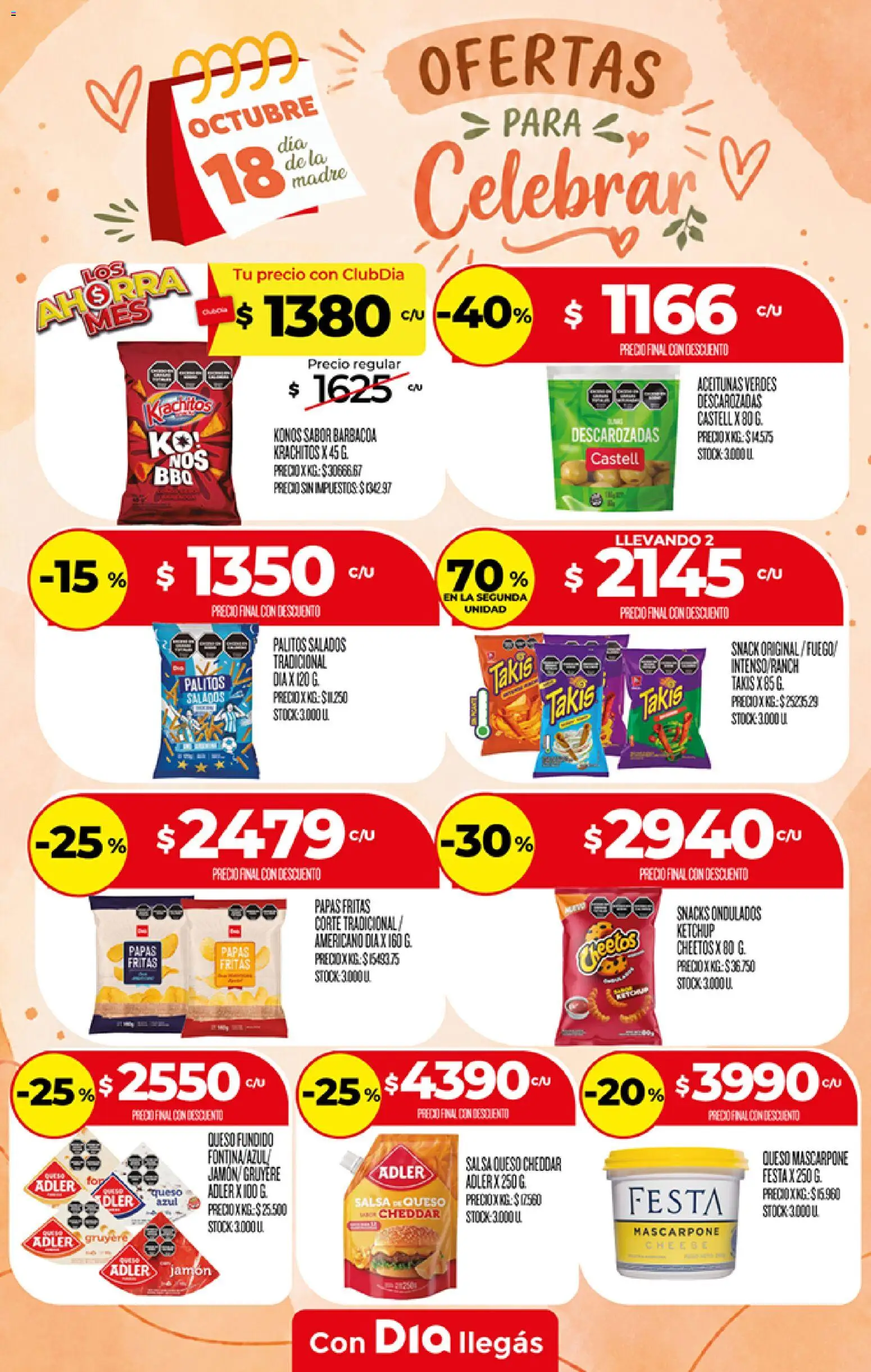 Supermercado DIA - Folleto Dia de la Madre │ válido desde el 14/10/2026 | Página: 1