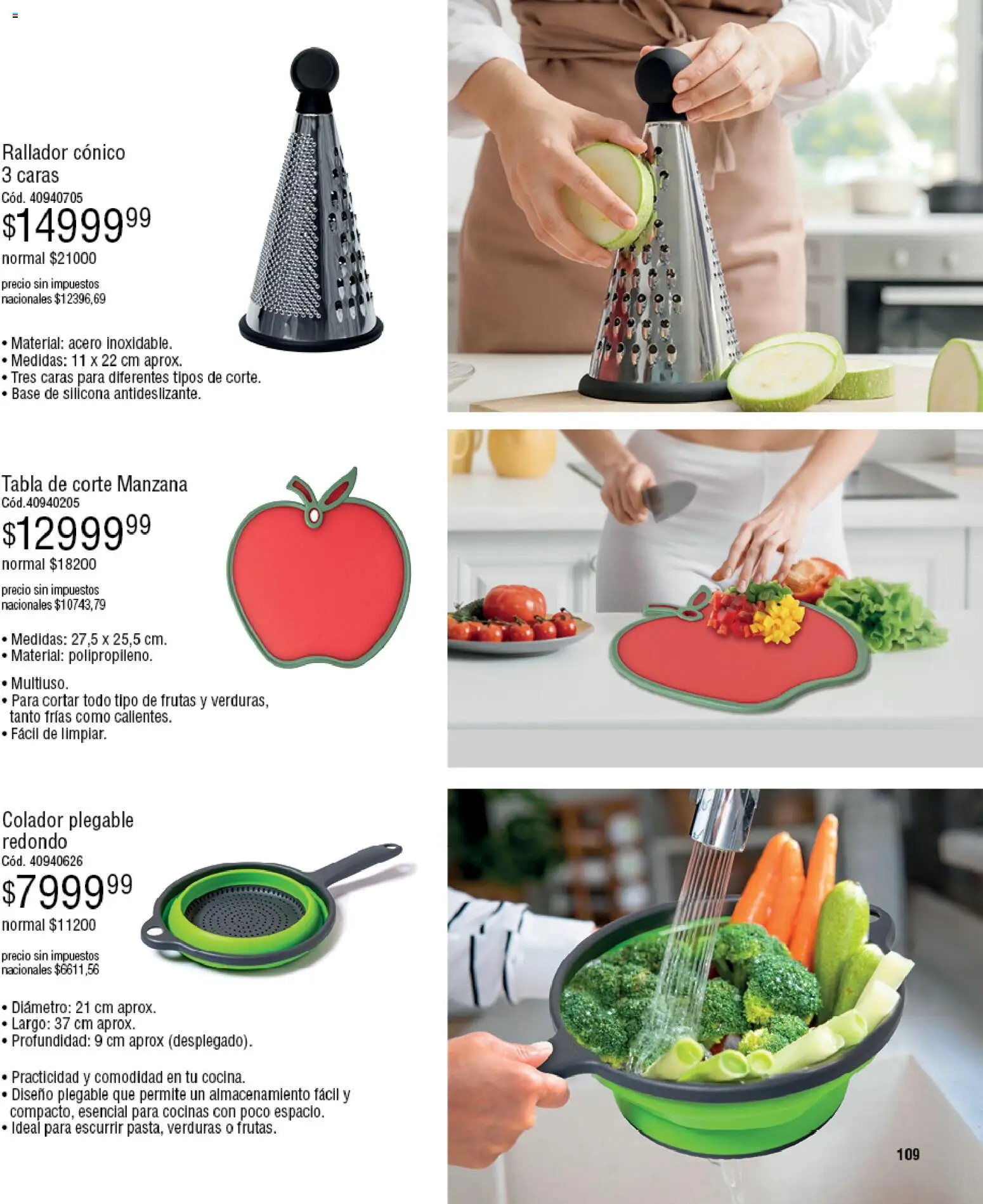 Millanel - Catálogo │ válido desde el 27.04.2026 | Página: 109 | Productos: Cocina, Colador, Manzana