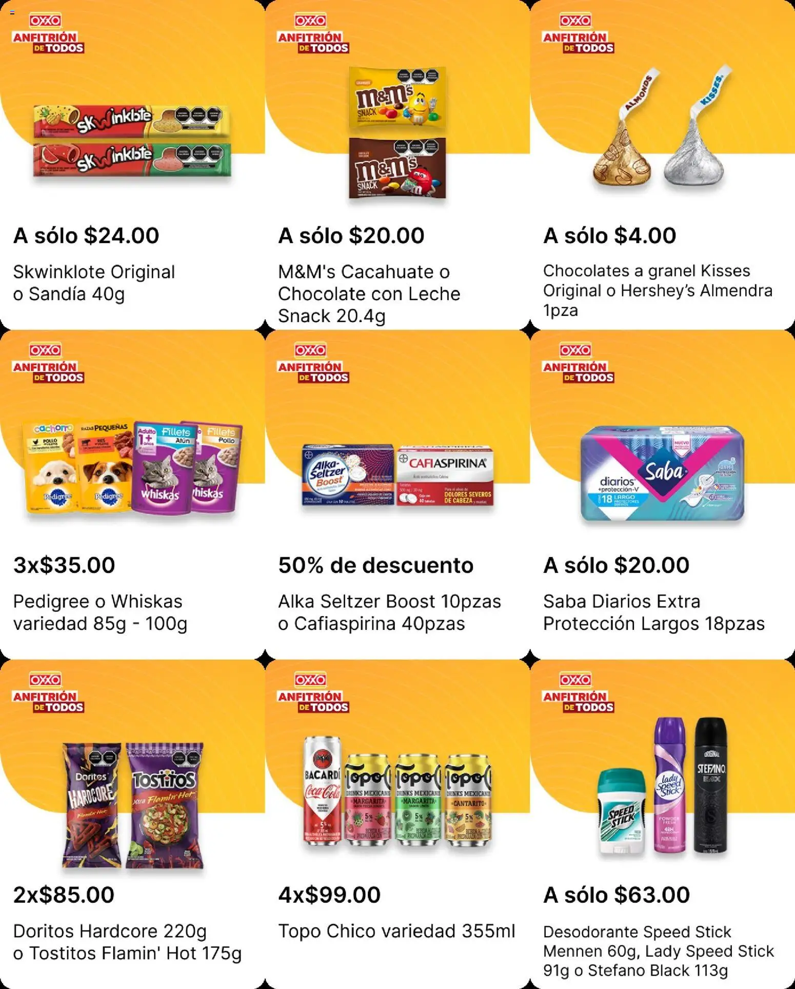 Nuevas ofertas de OXXO válidas en toda la República Mexicana desde el 12.03.2026. ¡Encuentra las mejores ofertas en OXXO folleto! | Página: 19 | Productos: Paleta, Café, Uva, Jabón