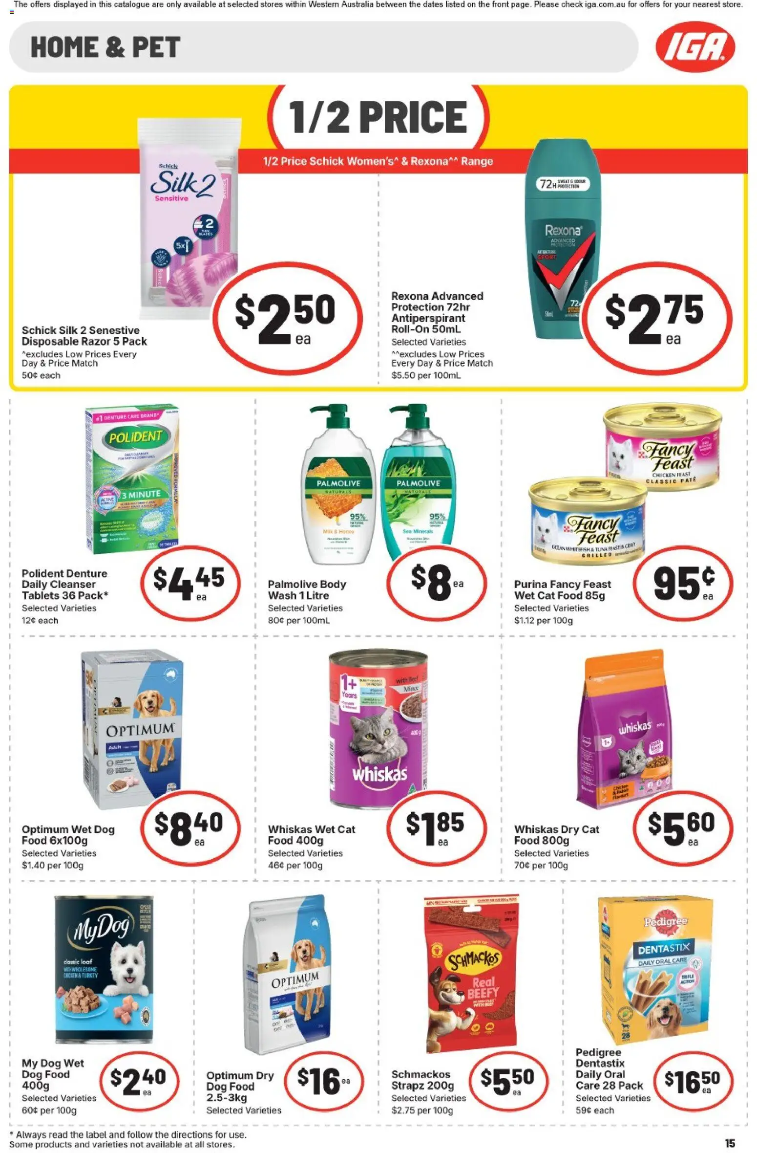 IGA catalogue - valid from 15/07/2026 | Page: 16 | Products: Milk, Antiperspirant, Razor, Turkey