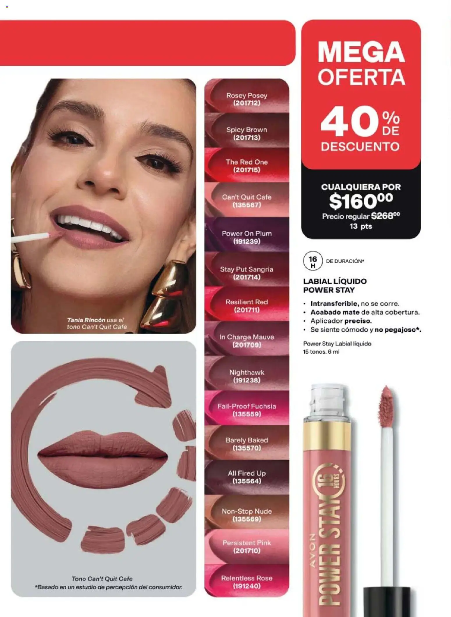 Nuevas ofertas de AVON válidas en toda la República Mexicana desde el 20/08/2026. ¡Encuentra las mejores ofertas en AVON campaña 12 2026! | Página: 160 | Productos: Café, Mate