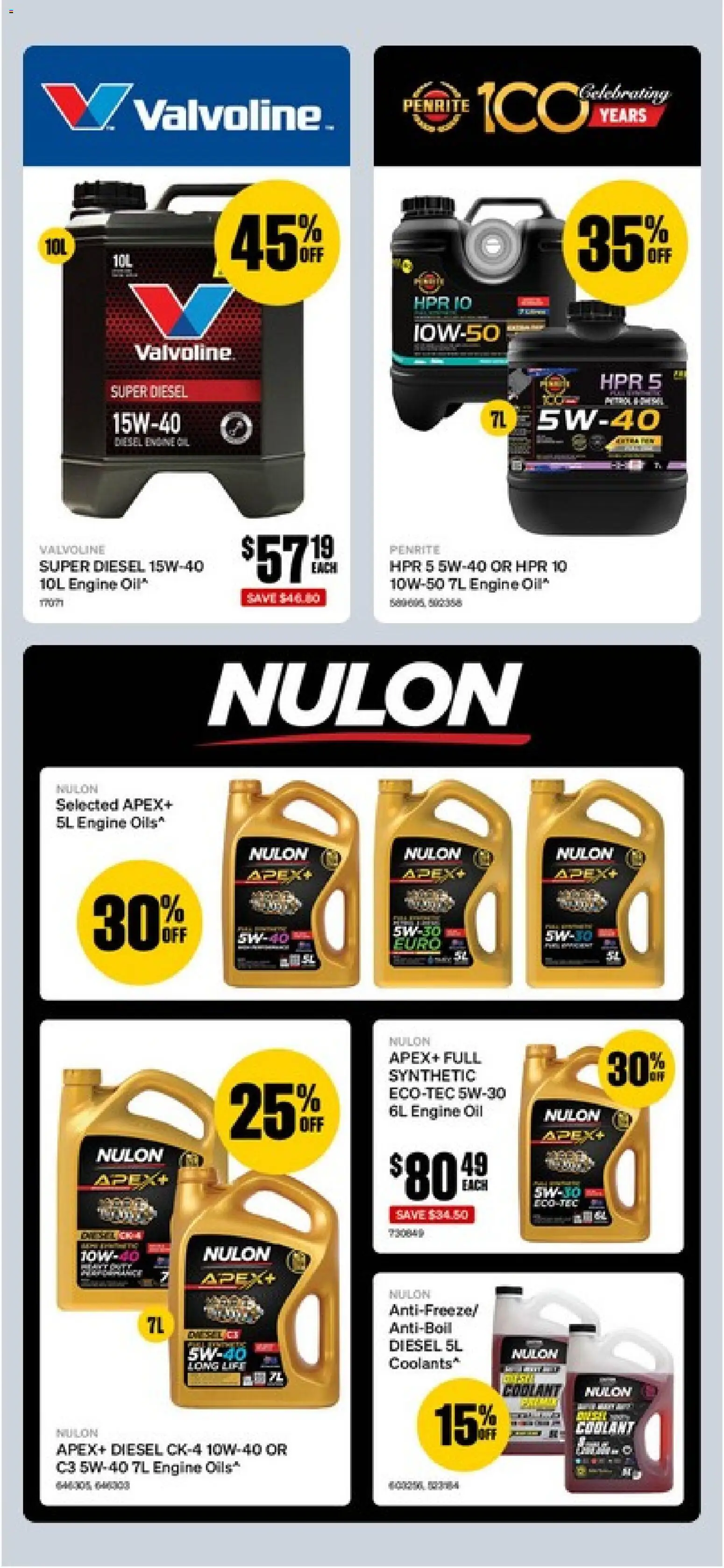 Supercheap Auto catalogue - valid from 22/07/2026 | Page: 13 | Products: Oil