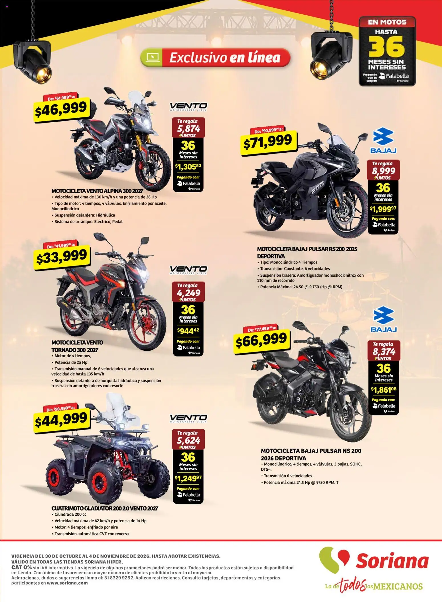 Nuevas ofertas de Soriana válidas en toda la República Mexicana desde el 30/10/2026. ¡Encuentra las mejores ofertas en Soriana Buen Fest! | Página: 27