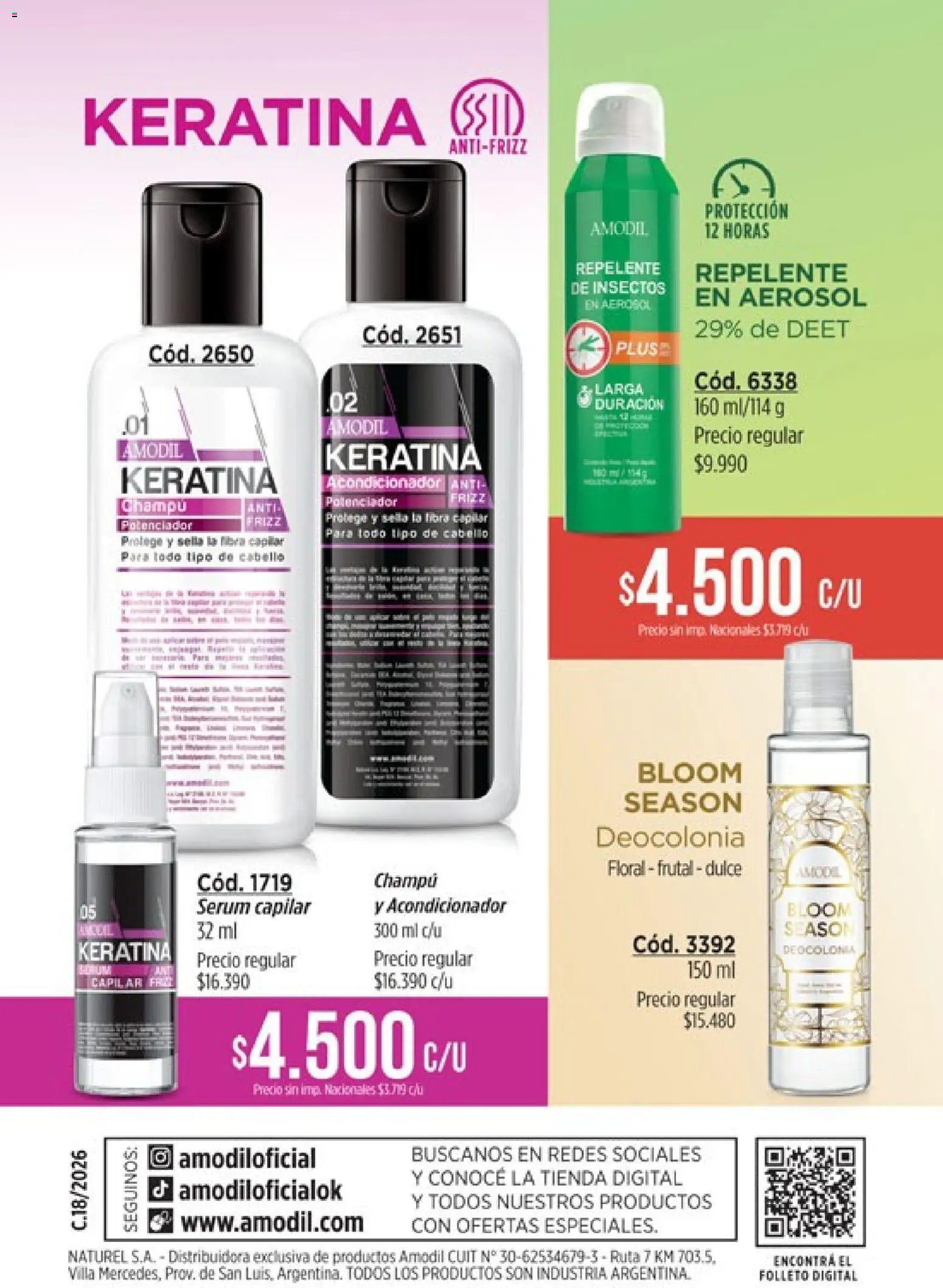 Catálogo Amodil Campaña 18 │ válido desde el 02/11/2026 | Página: 164