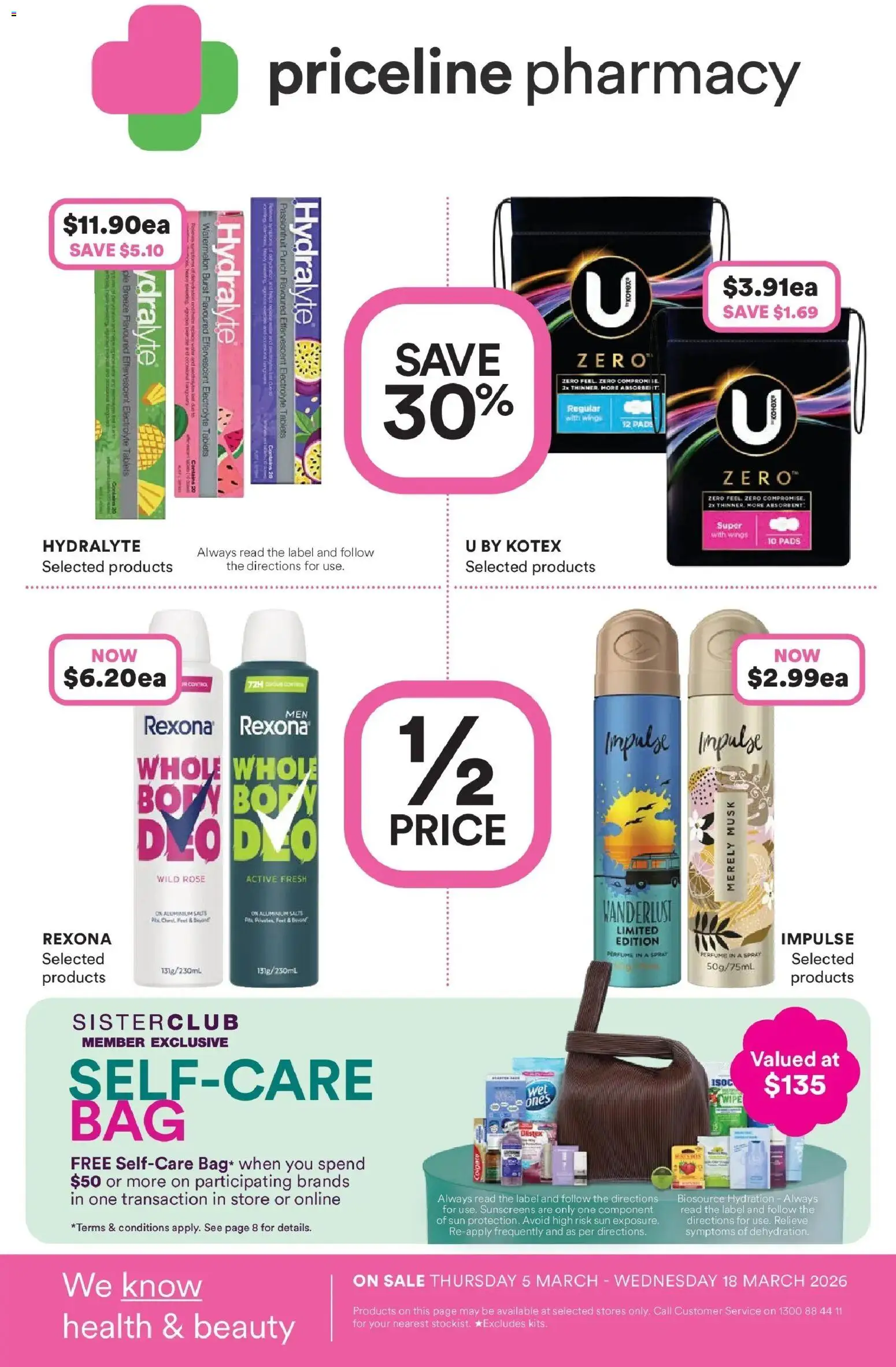 Priceline Pharmacy catalogue - valid from 05.03.2026 | Page: 32 | Products: Perfume, Passionfruit, Bag, Tablets
