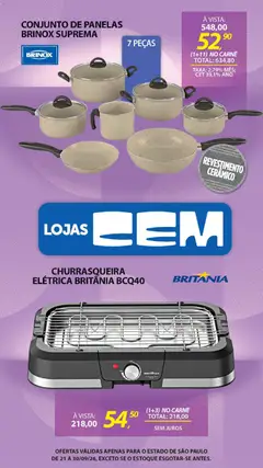 Lojas Cem - Ofertas atuais - Pré-Visualização do folheto da loja Lojas Cem, válido de 21/09/2026 | Página: 103