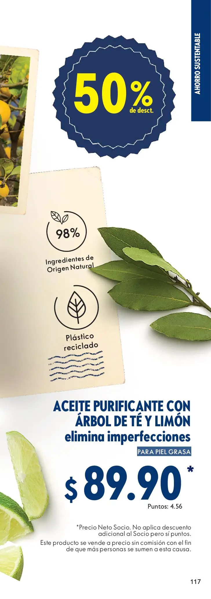 Nuevas ofertas de Oriflame válidas en toda la República Mexicana desde el 09.05.2026. ¡Encuentra las mejores ofertas en Oriflame campaña 7 2026! | Página: 233 | Productos: Limón, Aceite, Té