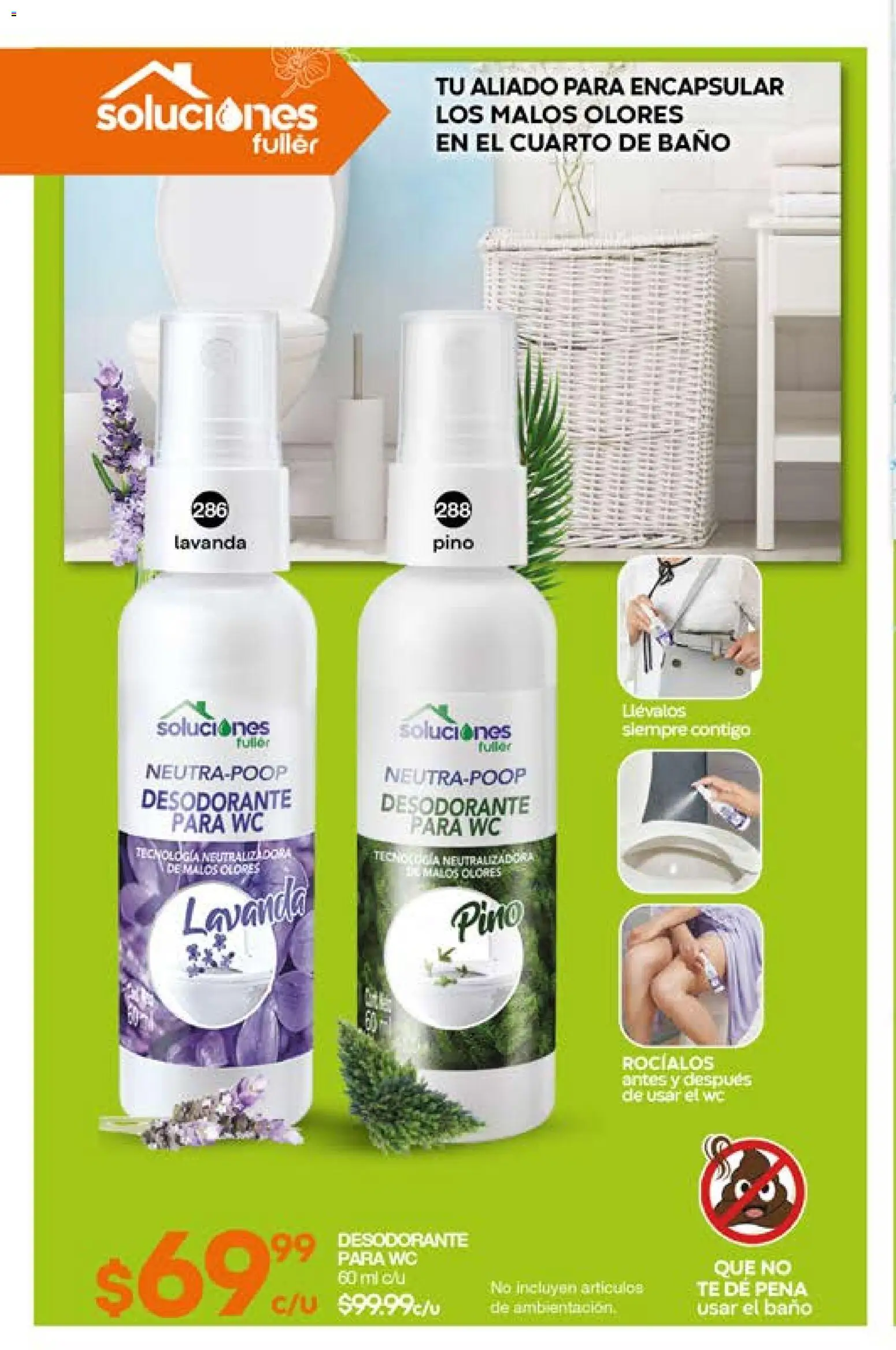 Nuevas ofertas de Fuller válidas en toda la República Mexicana desde el 01.04.2026. ¡Encuentra las mejores ofertas en Fuller campaña 26 2026! | Página: 118 | Productos: Desodorante, Wc, Té, Baño