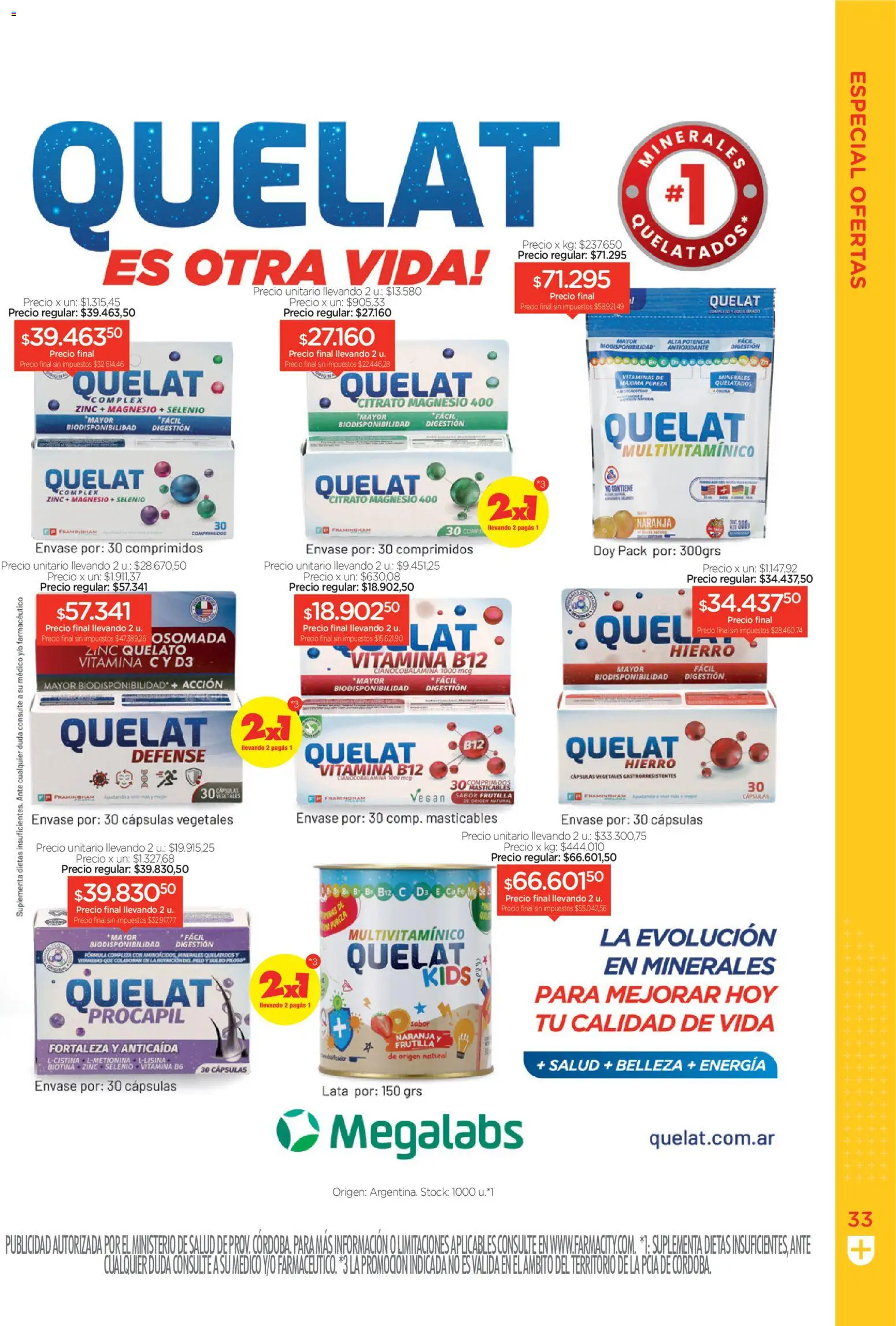 Farmacity catálogo │ válido desde el 02.06.2026 | Página: 33 | Productos: Vitaminas, Frutilla