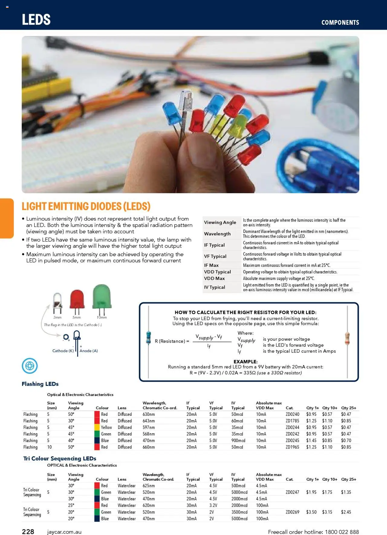 Jaycar catalogue - valid from 09/07/2025 | Page: 228 | Products: Battery, Lamp, Light, 9v battery