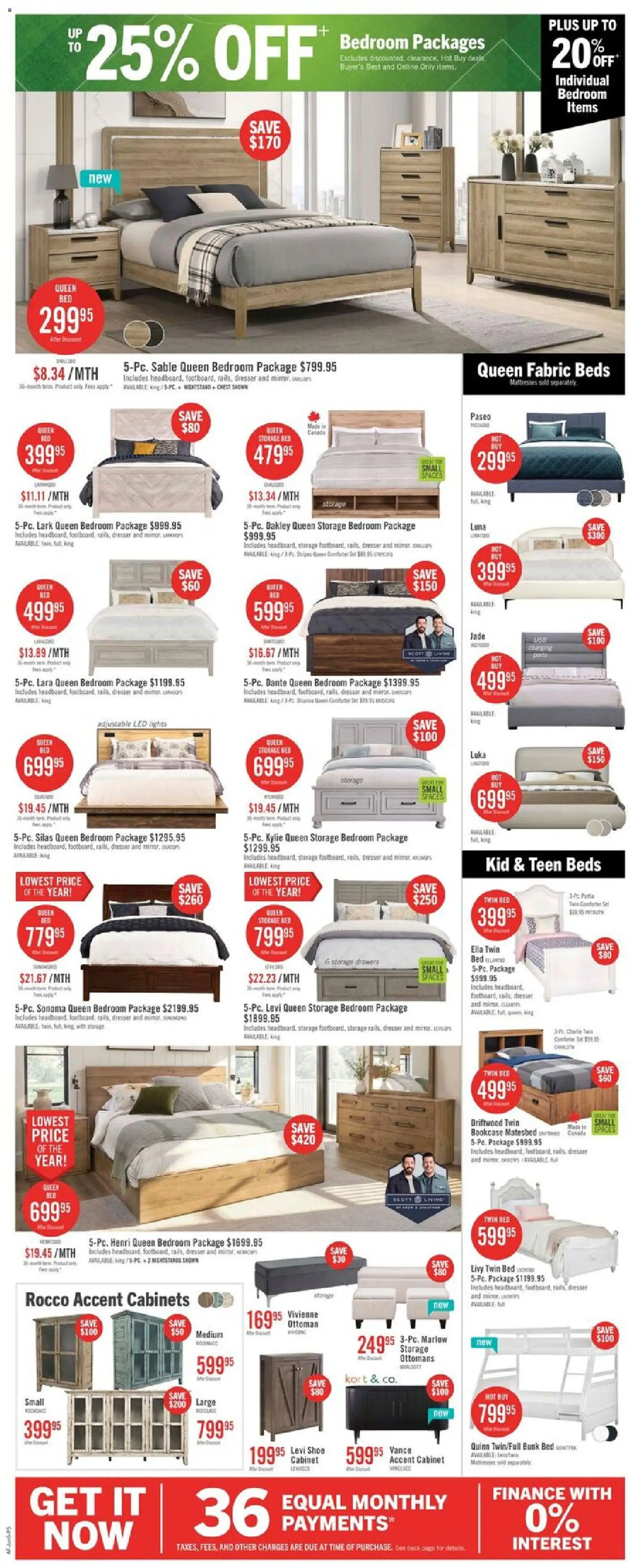 The Brick flyer valid from 05.06.2026 | Page: 13 | Products: Bed, Cabinet