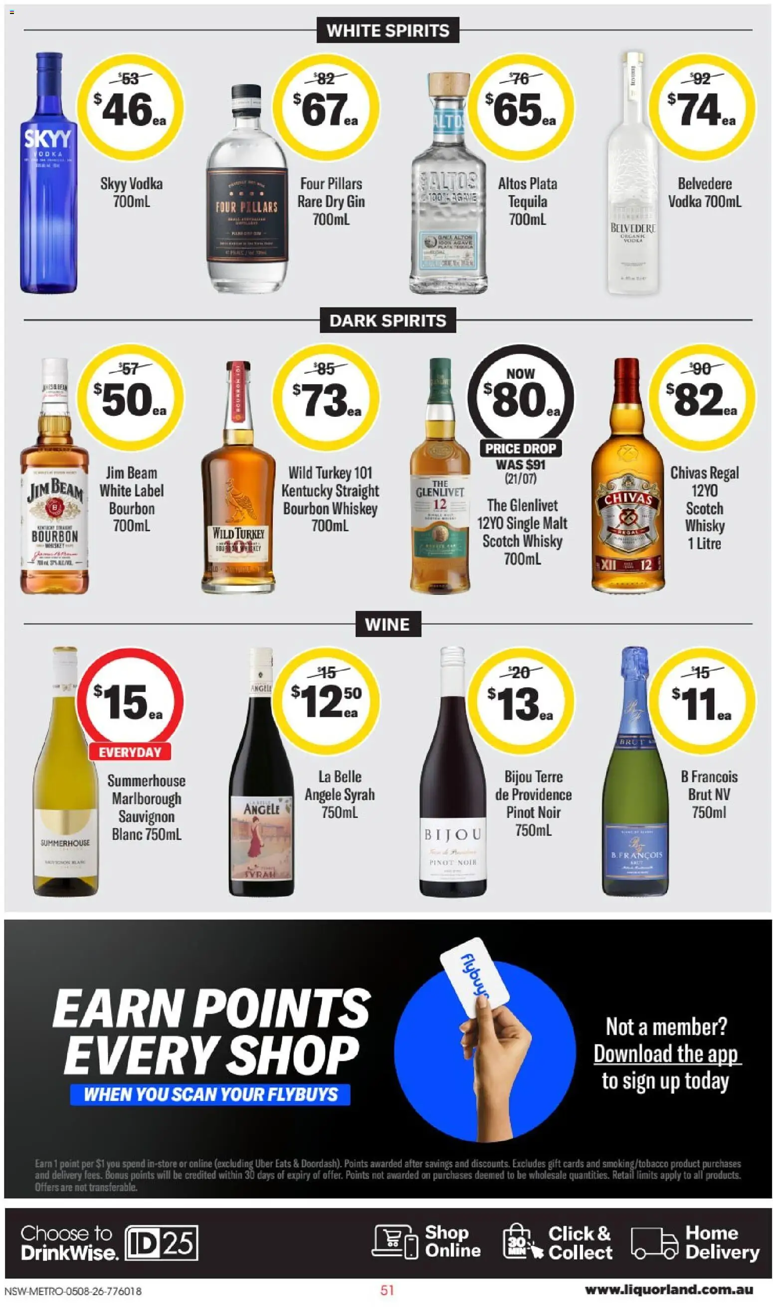 Liquorland catalogue - valid from 05/08/2026 | Page: 2 | Products: Wine, Bourbon, Vodka, Whiskey