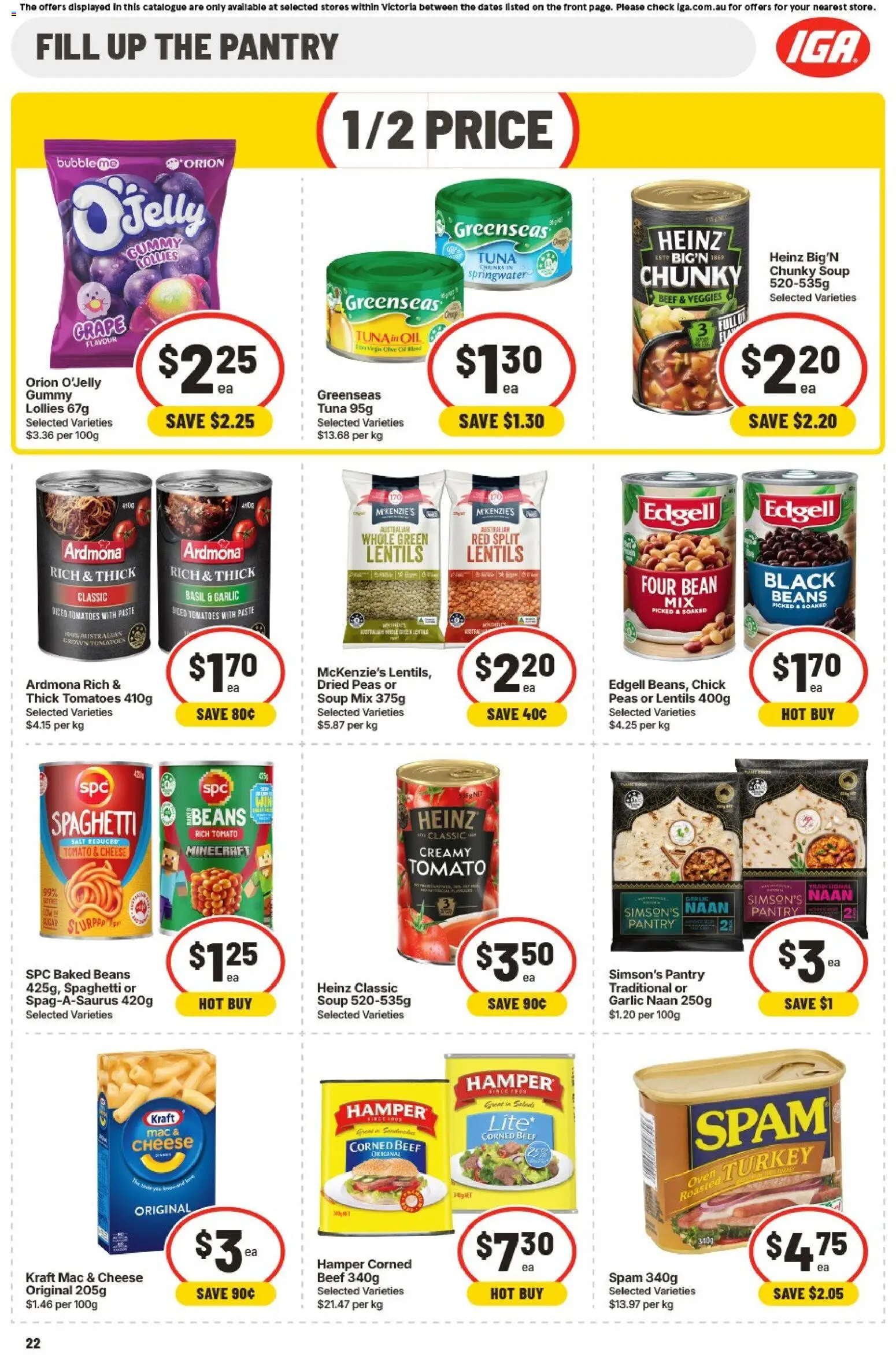 IGA catalogue - valid from 26/08/2026 | Page: 19 | Products: Oil, Gin, Soup, Tuna