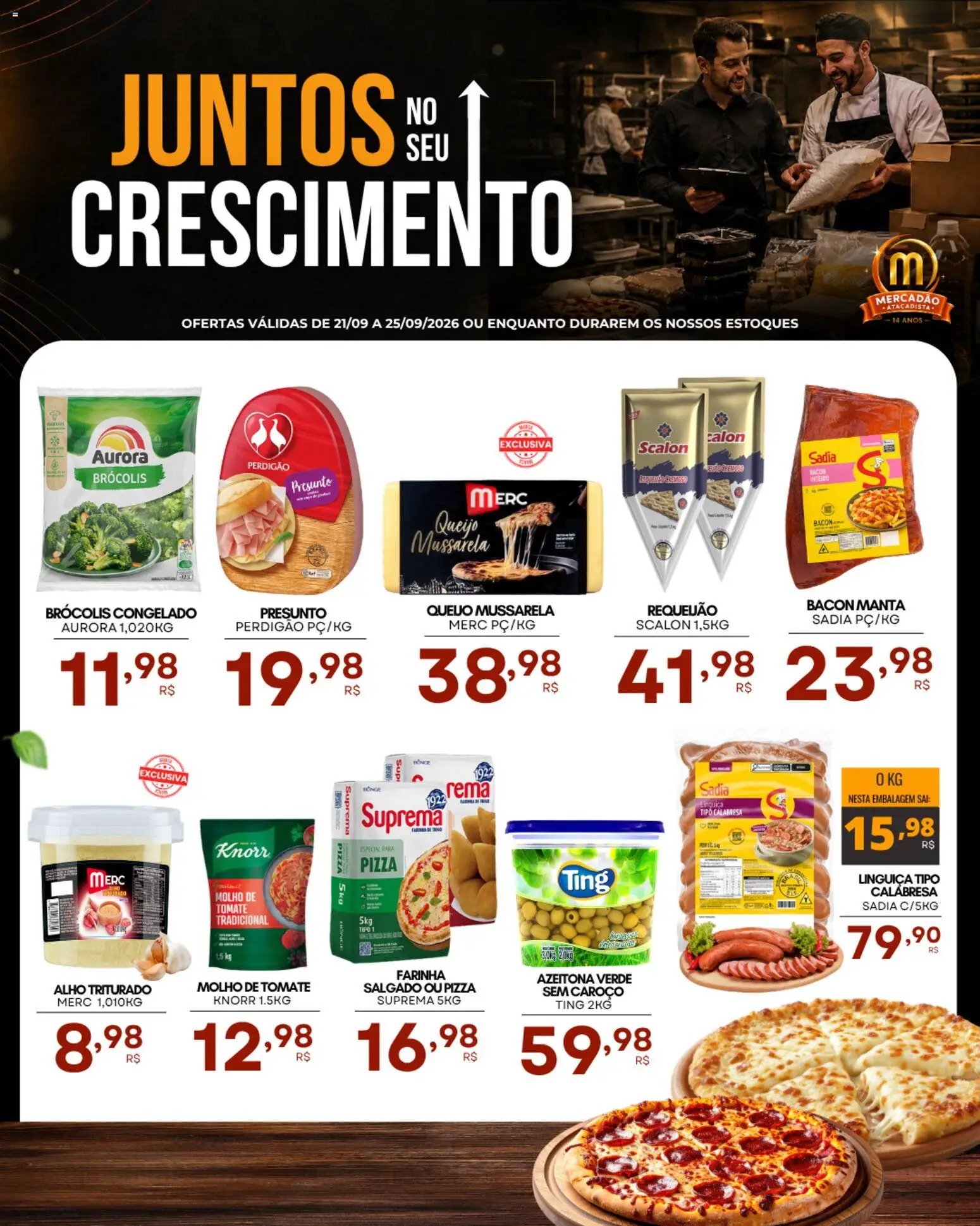 Mercadao Atacadista Segunda-feira 21 Setembro