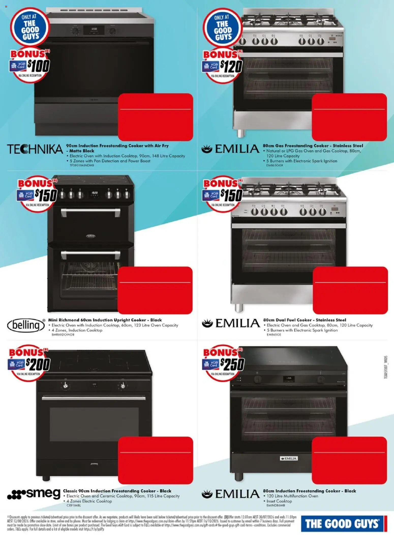 The Good Guys catalogue - valid from 30/07/2026 | Page: 14 | Products: Oven, Cooktop