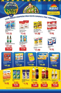 Assaí Atacadista ofertas - SP - Pré-Visualização do folheto da loja Assaí Atacadista, válido de 11.05.2026 | Página: 1 | Produtos: Coco, Queijo, Suco, Azeite