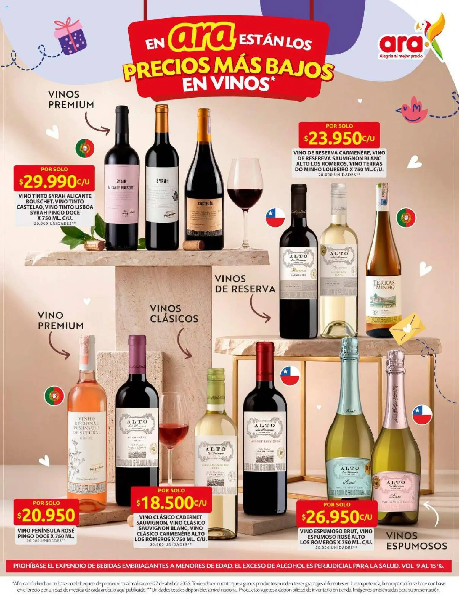 Ara revista - valida desde el 07.05.2026 | Página: 7 | Productos: Brazo de reina, Vino, Tintura