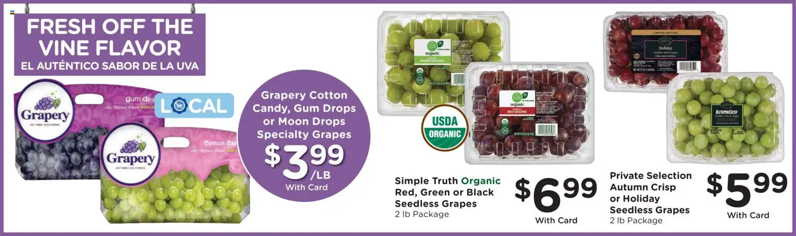 Ralphs Weekly Ad - valid from 09/02/2026 | Page: 10 | Products: Grapes, Seedless grapes