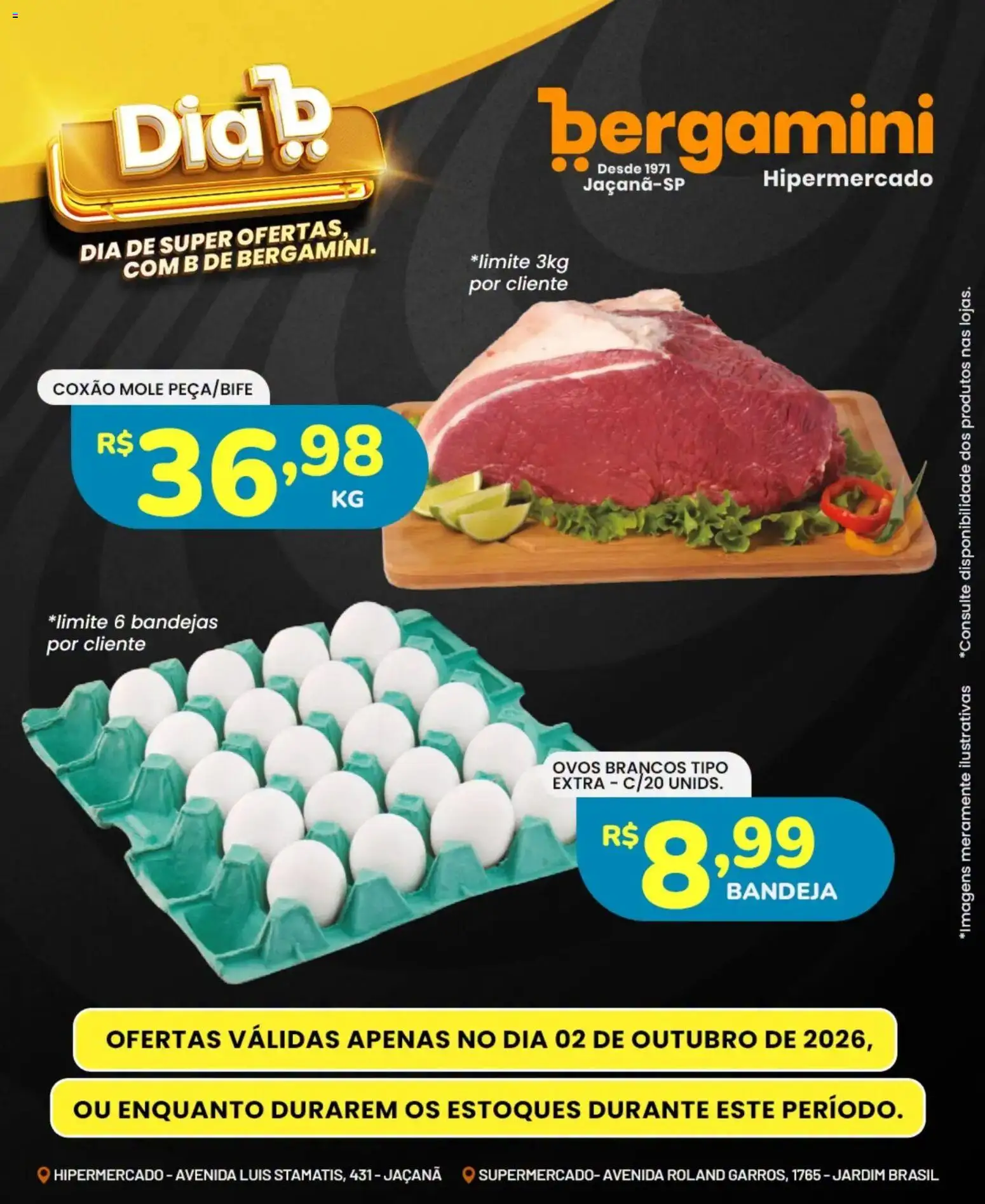 Supermercado Bergamini Folheto - válido de 02/10/2026 | Página: 1