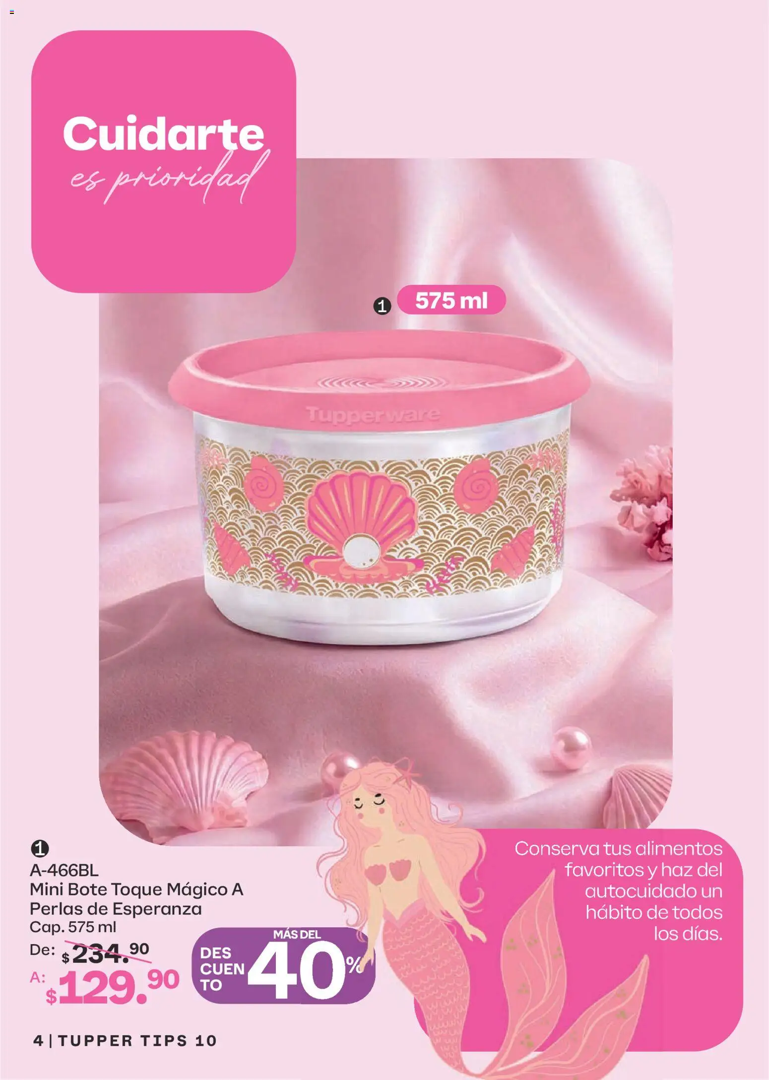 Nuevas ofertas de Tupperware válidas en toda la República Mexicana desde el 07/09/2026. ¡Encuentra las mejores ofertas en Tupperware catálogo! | Página: 4 | Productos: Alimentos, Tupper