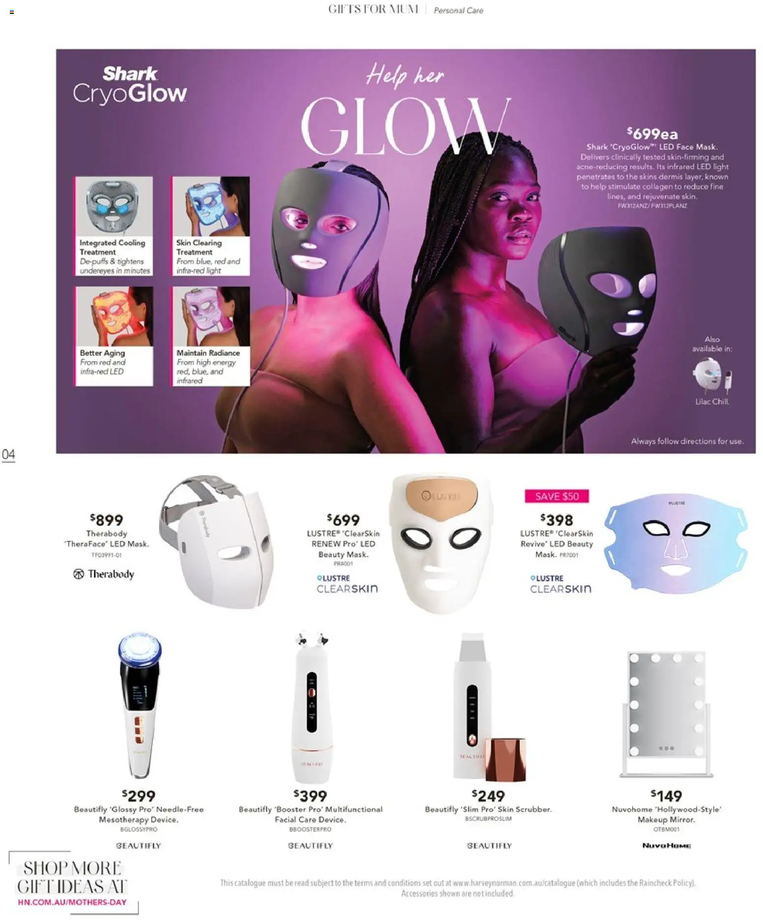 Harvey Norman catalogue - valid from 01.05.2026 | Page: 4 | Products: Light, Accessories, Collagen, Treatment
