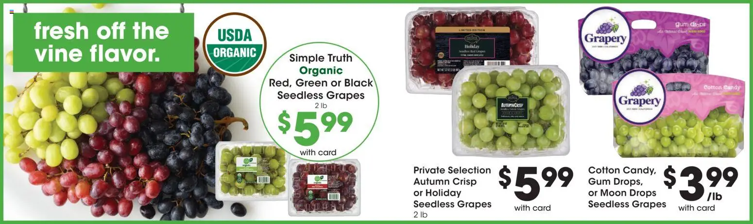 Fred Meyer Weekly Ad - valid from 09/09/2026 | Page: 12 | Products: Candy, Grapes, Seedless grapes