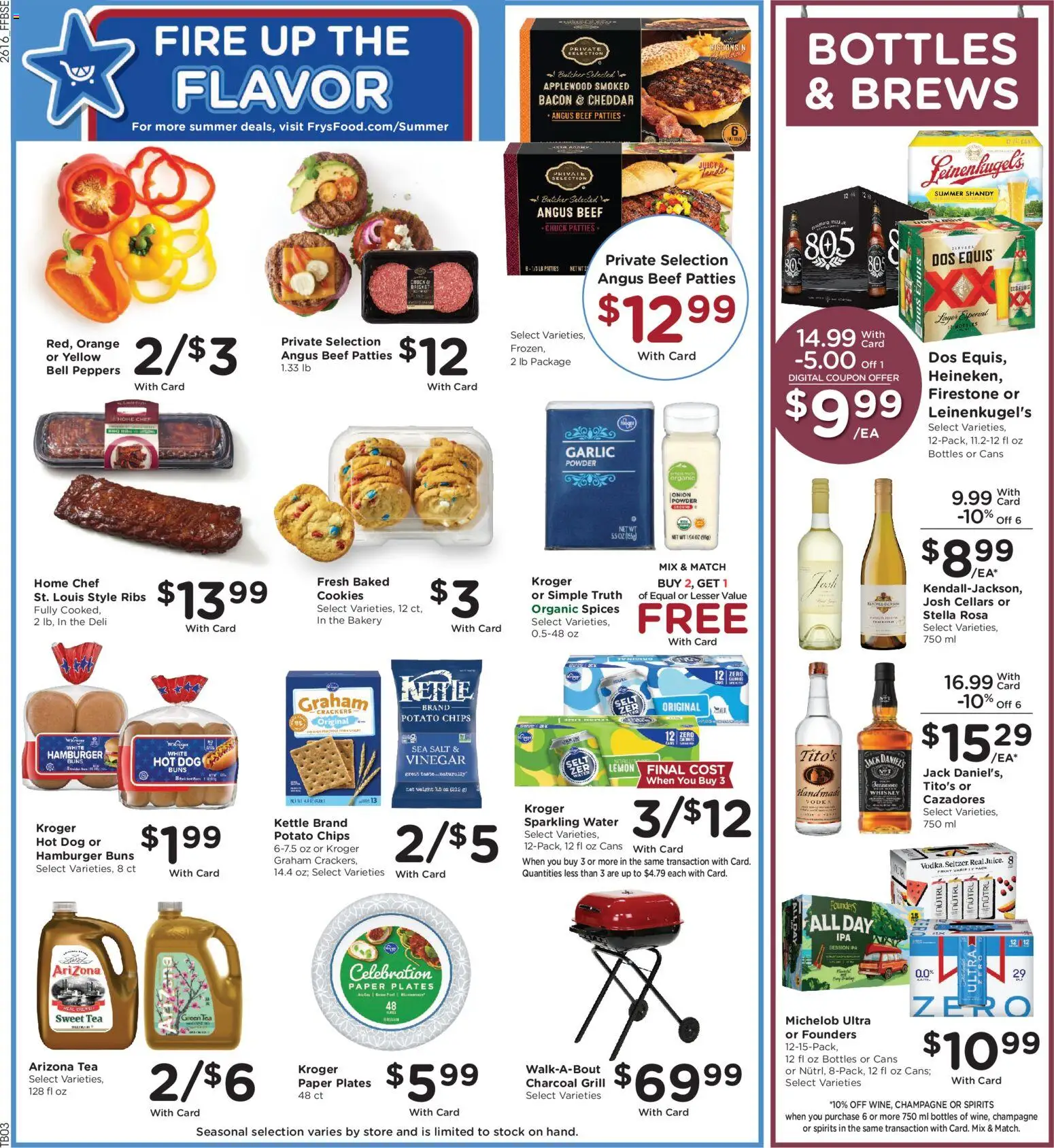 Fry's Food Weekly Ad - valid from 20.05.2026 | Page: 4 | Products: Beef, Chips, Spices, Garlic