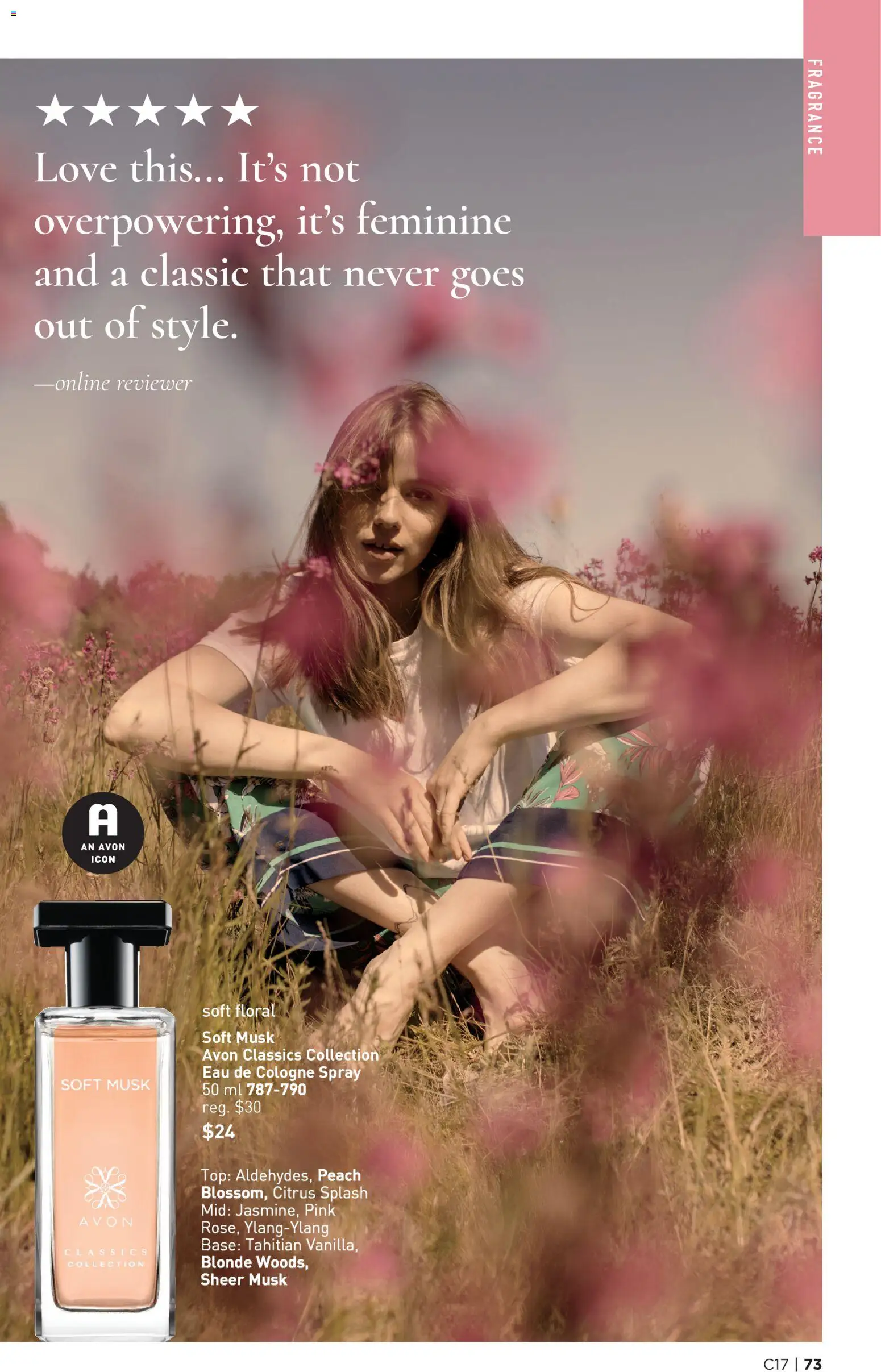 Avon flyer valid from Aug 13, 2026 | Page: 73 | Products: Citrus, Fragrance