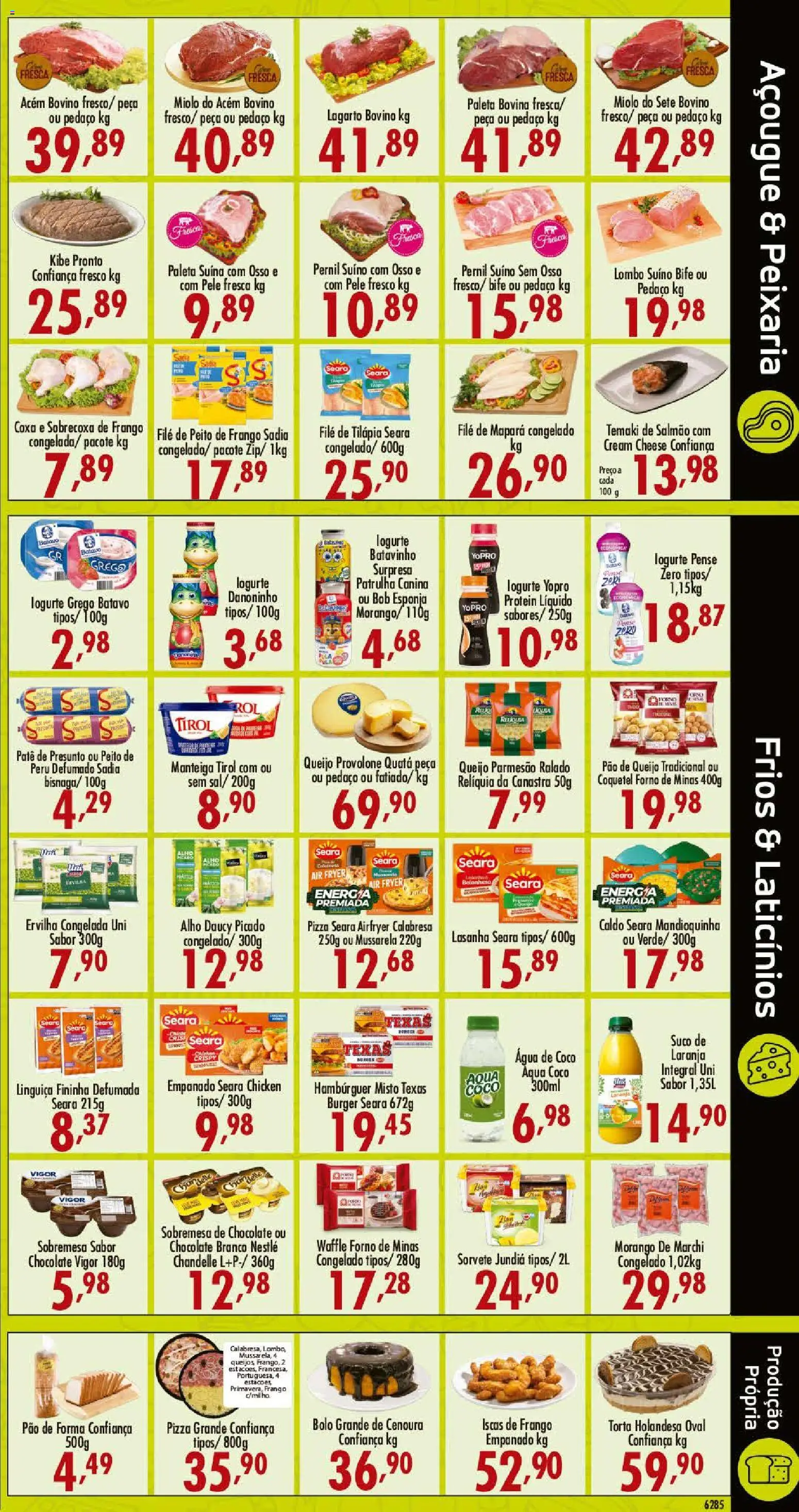 Confiança Folheto - válido de 29/09/2026 | Página: 3 | Produtos: Coco, Manteiga, Peru, Iogurte grego