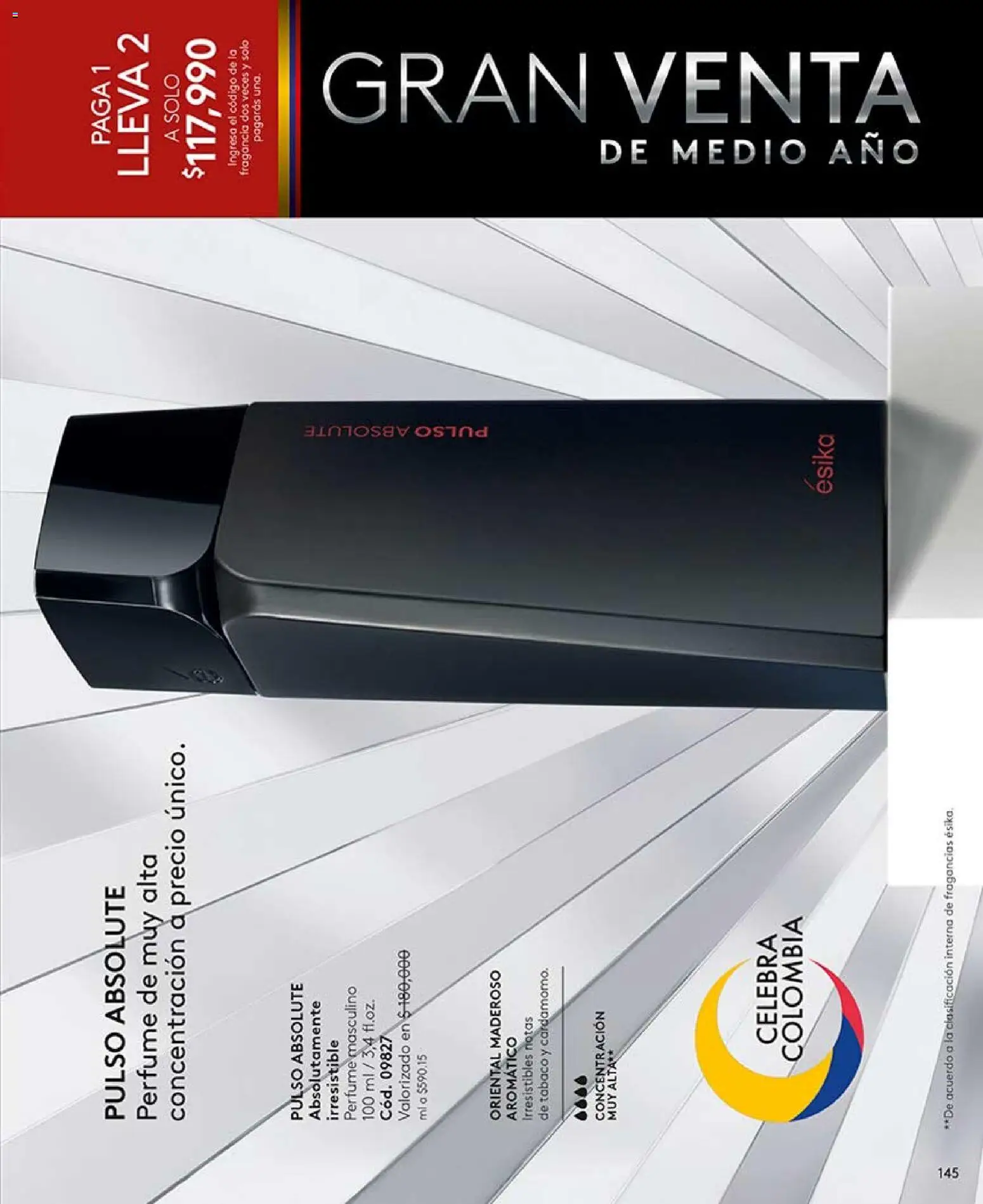 Ésika revista - valida desde el 17/07/2026 | Página: 145 | Productos: Perfume, Fragancia