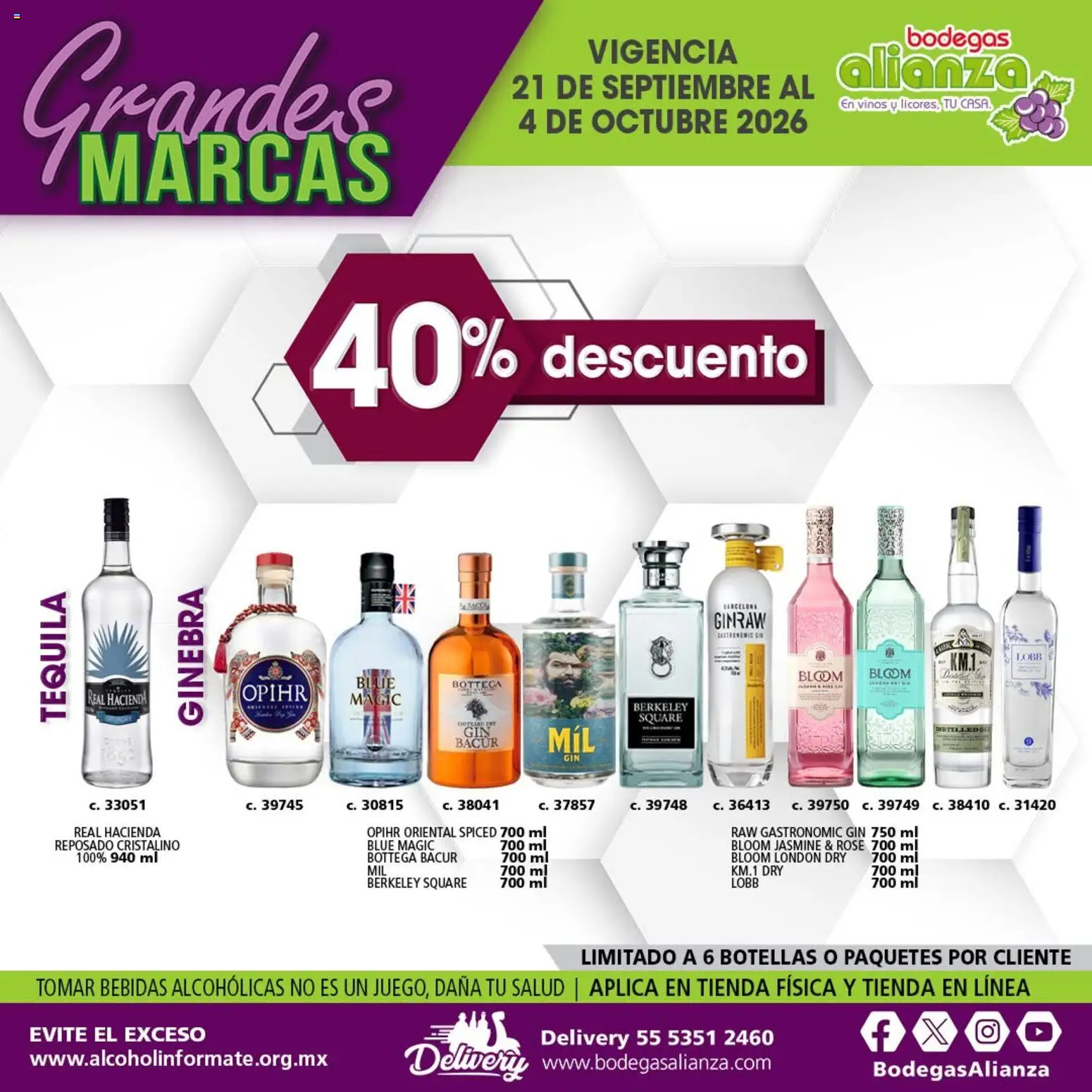 Nuevas ofertas de Bodegas Alianza válidas en toda la República Mexicana desde el 21/09/2026. ¡Encuentra las mejores ofertas en Bodegas Alianza catálogo Grandes Marcas! | Página: 10